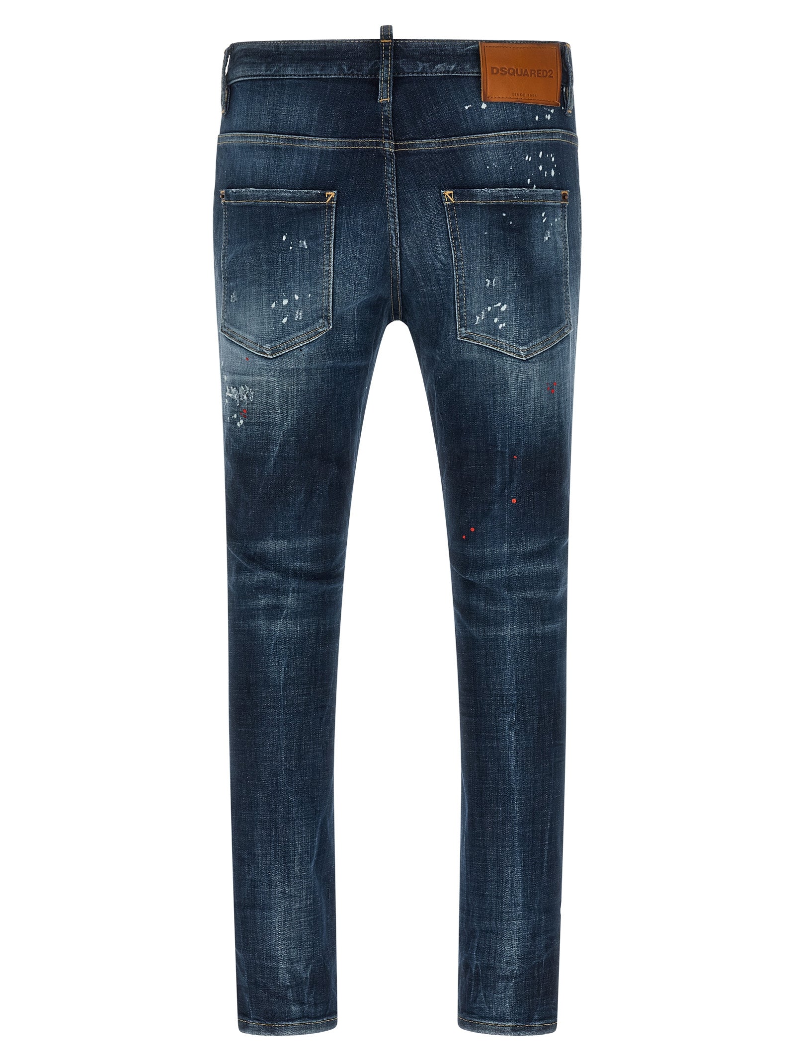 Dsquared² Blue Cotton Jeans - Artisanal Luxury Denim Fashion