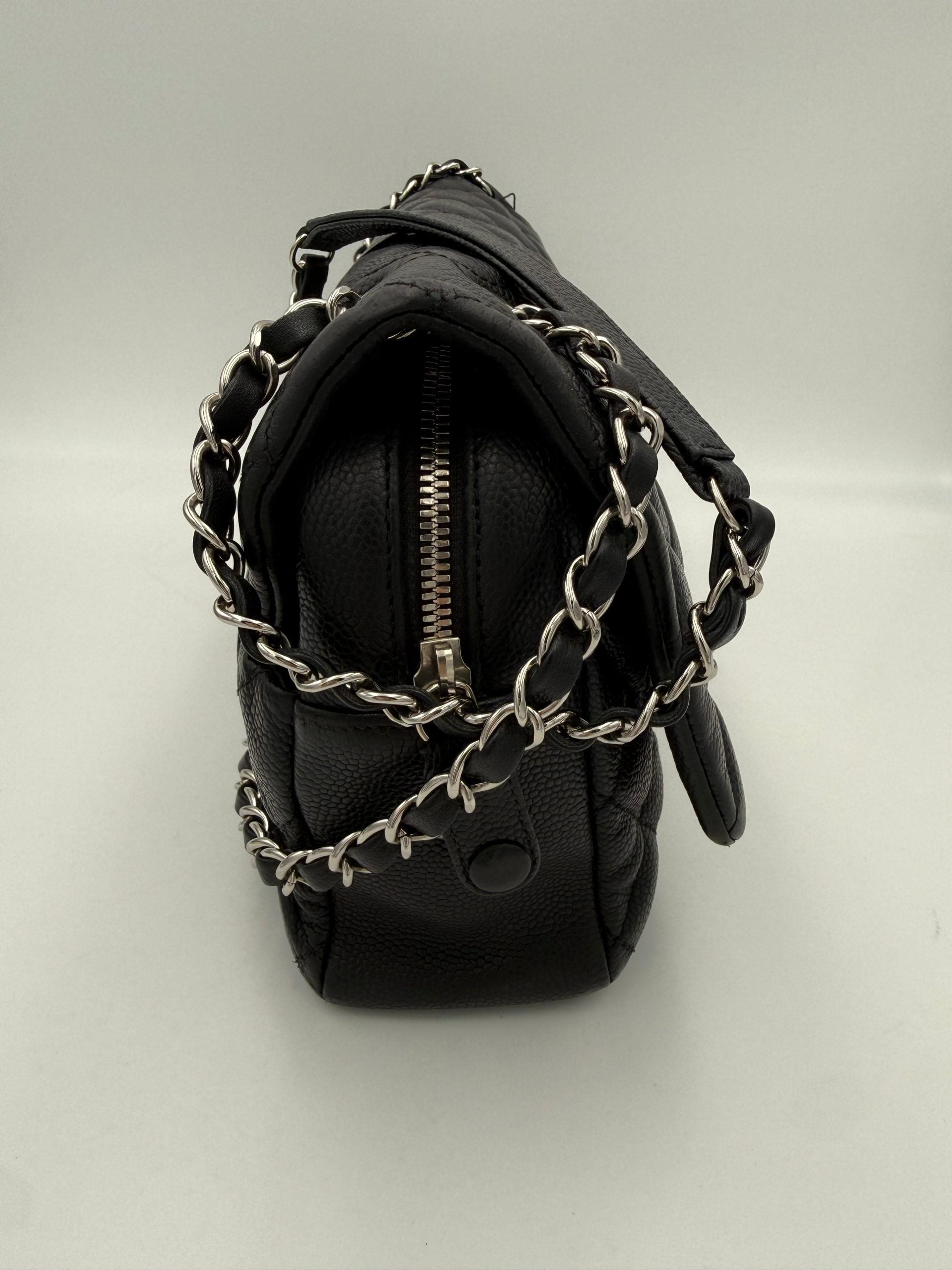 Chanel Timeless Classique Zip Flap Bag - Designer Couture Handbag