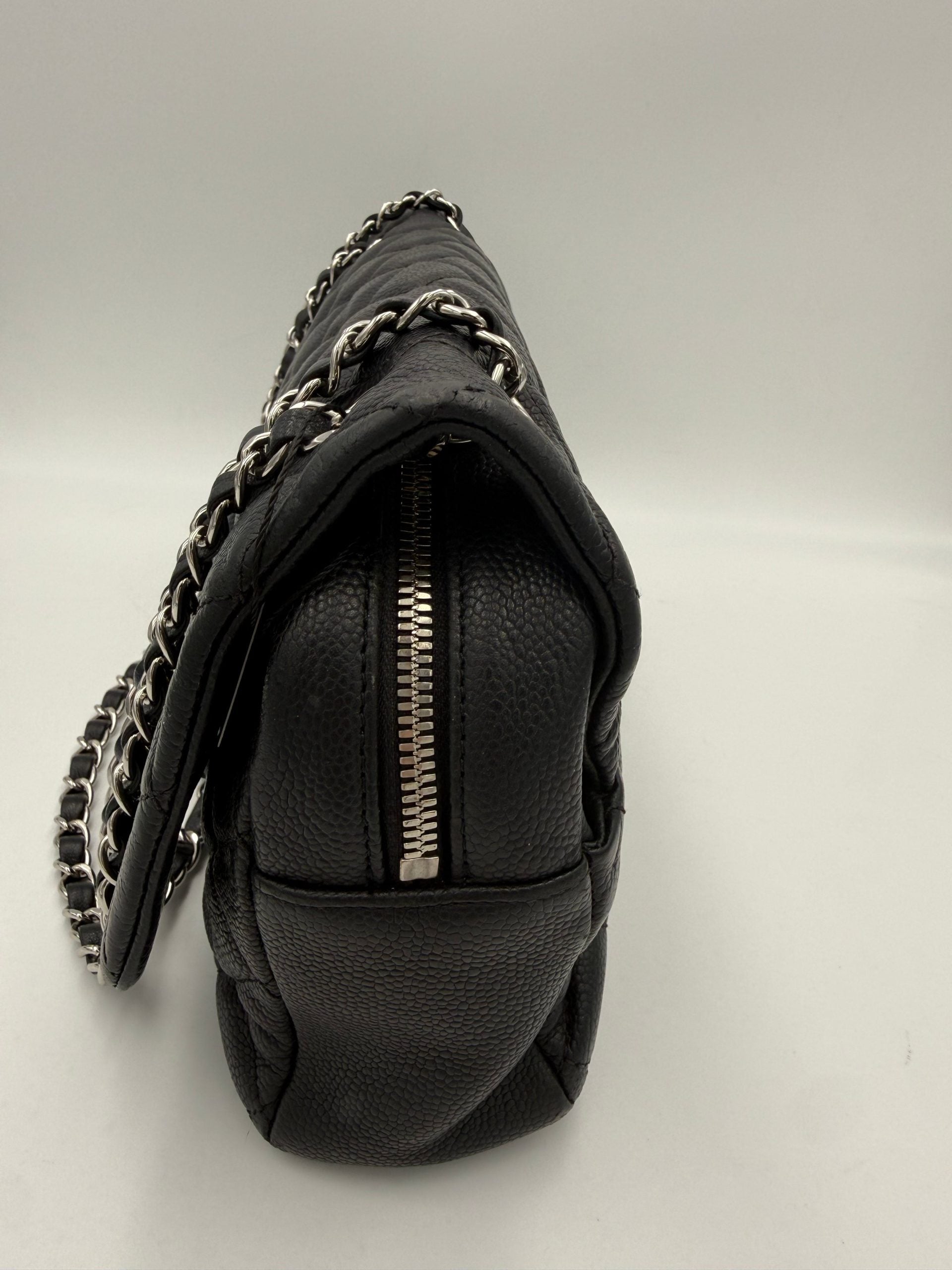Chanel Timeless Classique Zip Flap Bag - Designer Luxury Handbag