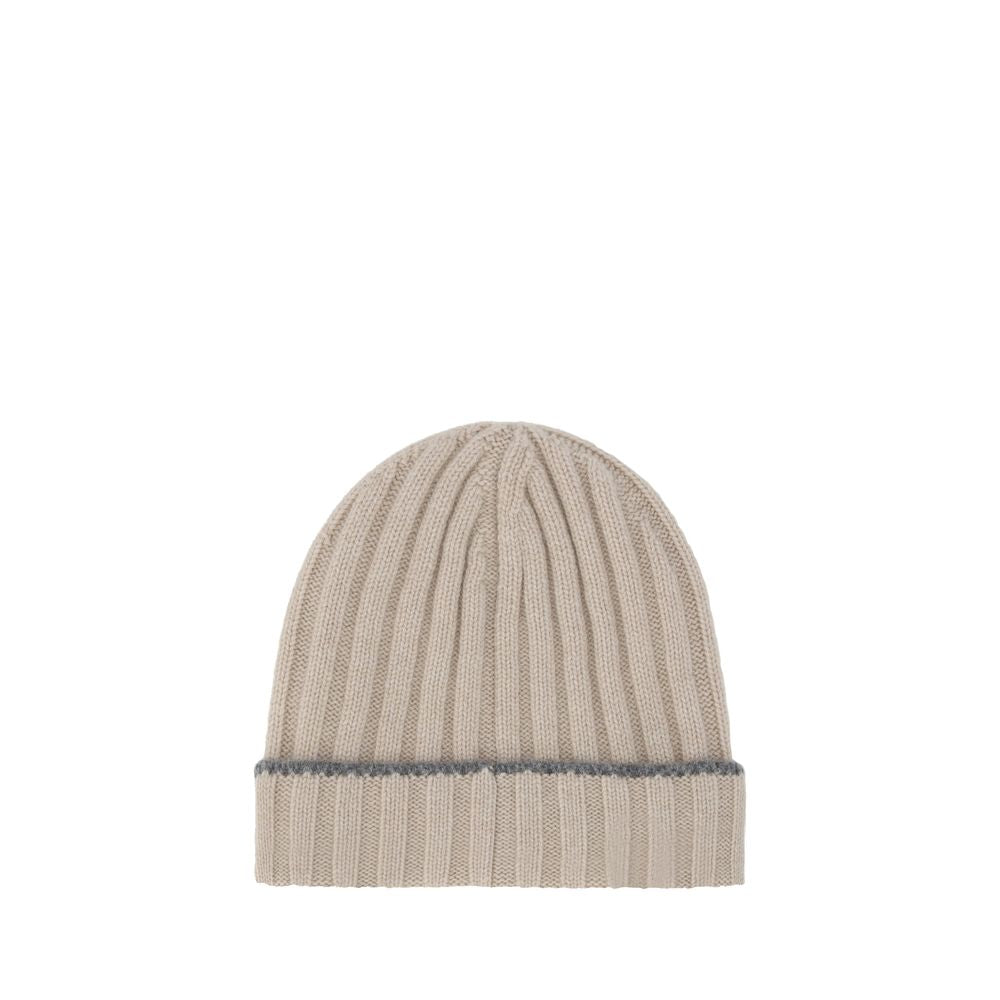 Brunello Cucinelli Cashmere Beanie - Artisanal Luxury Accessory