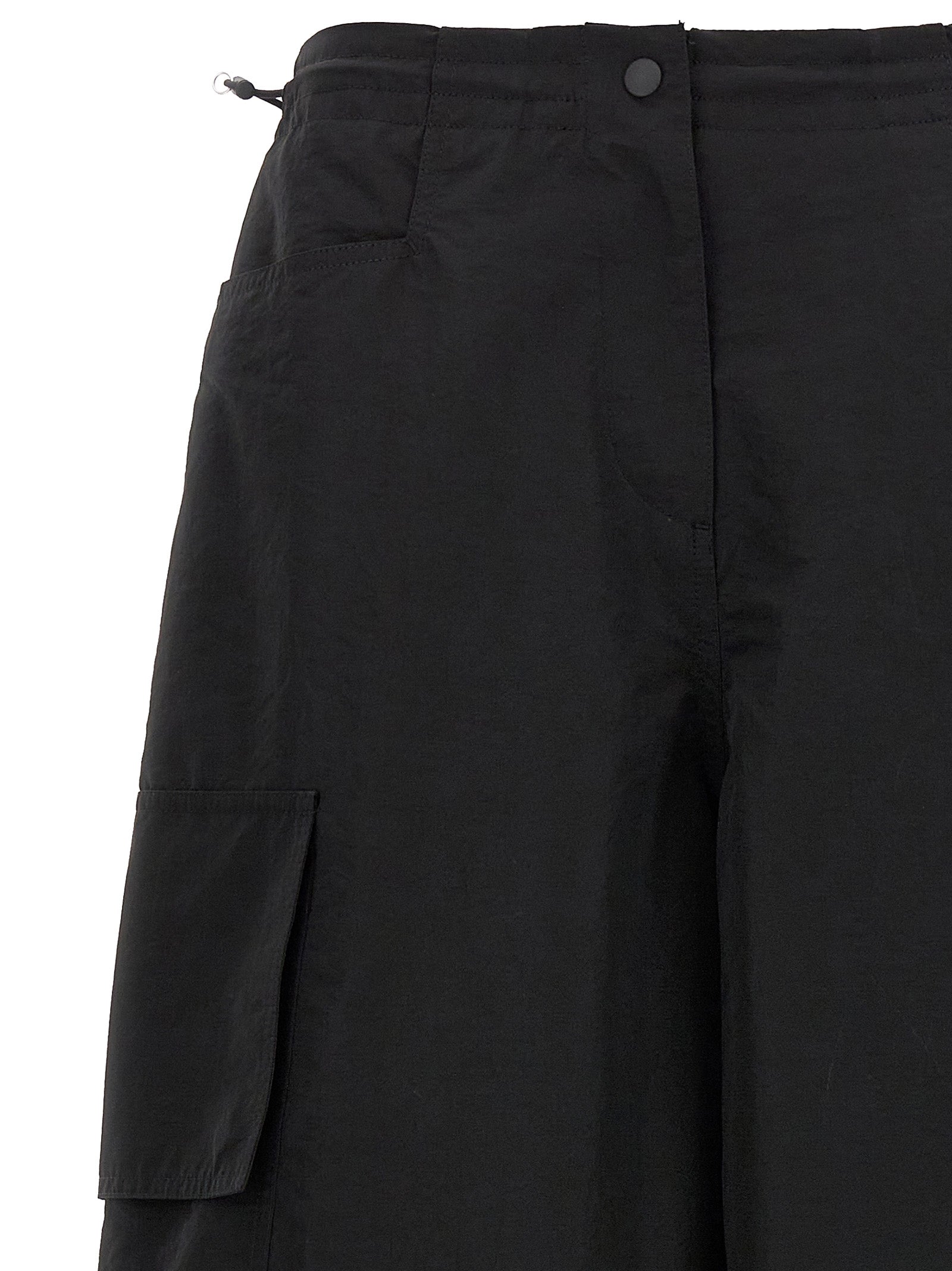 Experience the allure of Palm Angels Black Polyamide Casual Pants, where luxurious craftsmanship meets bold design, perfect for the discerning individual.