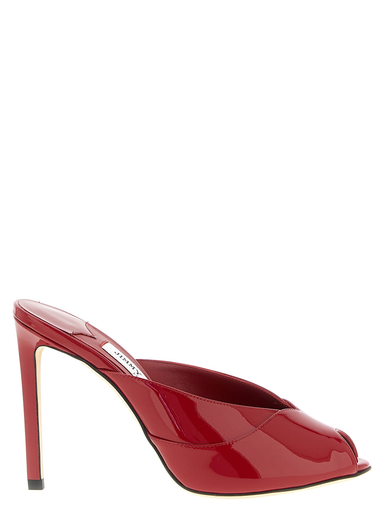 Experience the allure of Jimmy Choo's Multicolor Leather Stiletto Heel Sandals, where exquisite craftsmanship meets luxurious design, perfect for the discerning fashionista.
