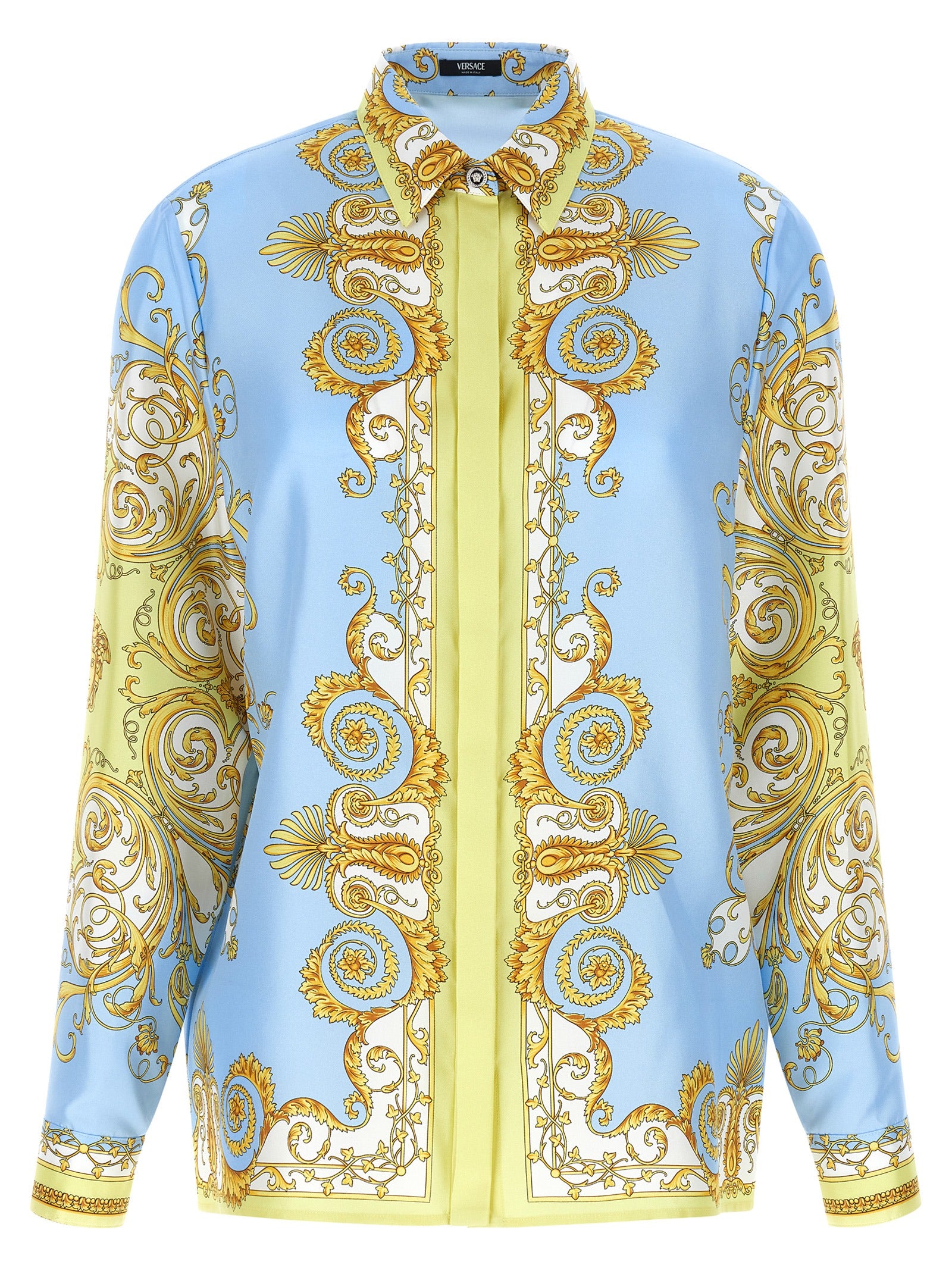 Versace Multicolor Silk Blouse
