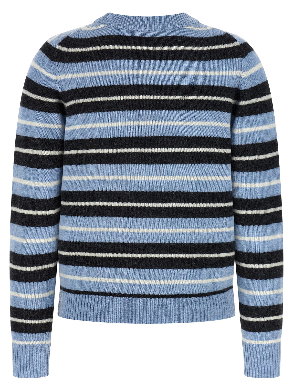 Ganni Blue Wool Cardigan - Luxurious Eco-Conscious Fashion