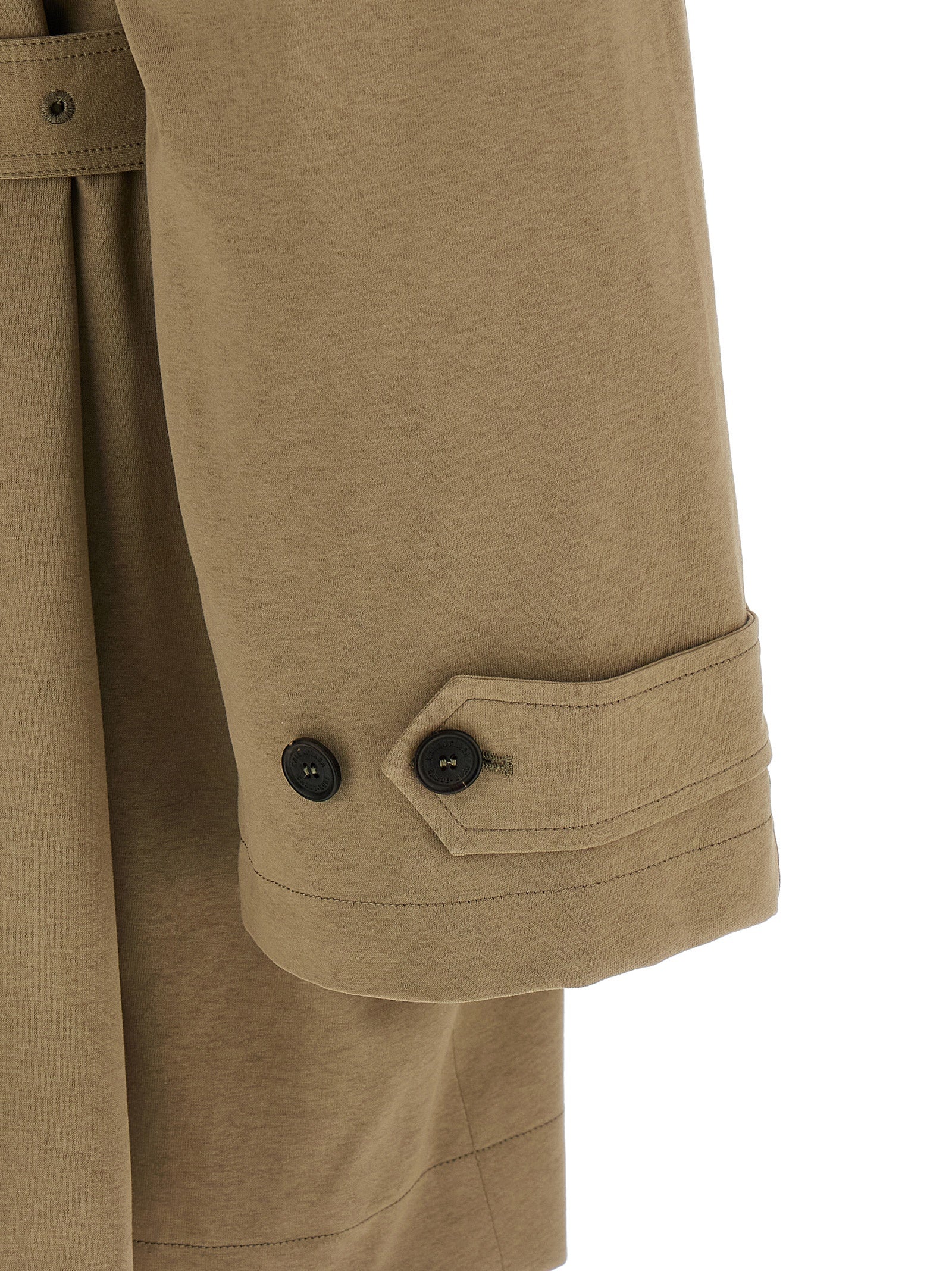 Balenciaga Beige Cotton Coat | Artisanal Luxury Fashion Statement