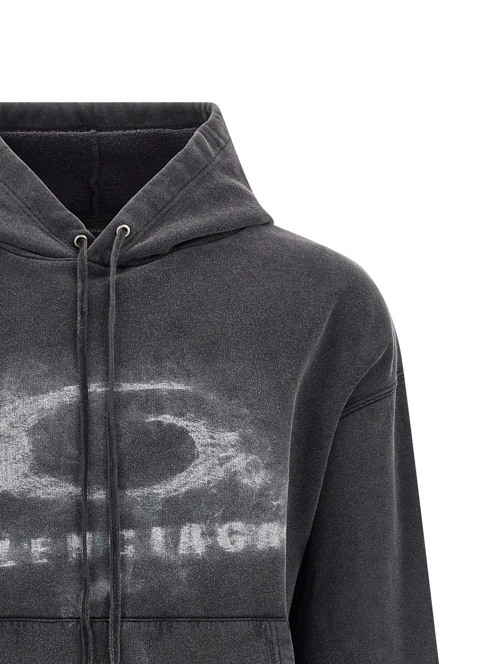 Balenciaga Bicolor Cotton Sweatshirt | Artisanal Luxury Fashion
