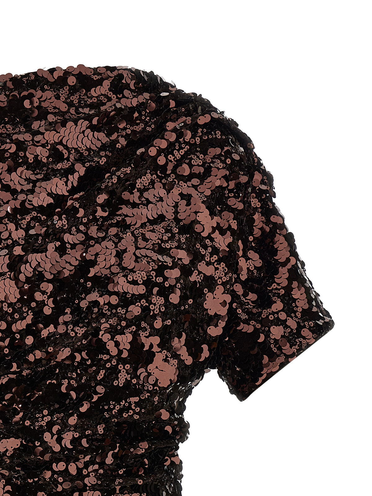 Ganni Brown Sequins Mini Dress - Exquisite Luxe for All