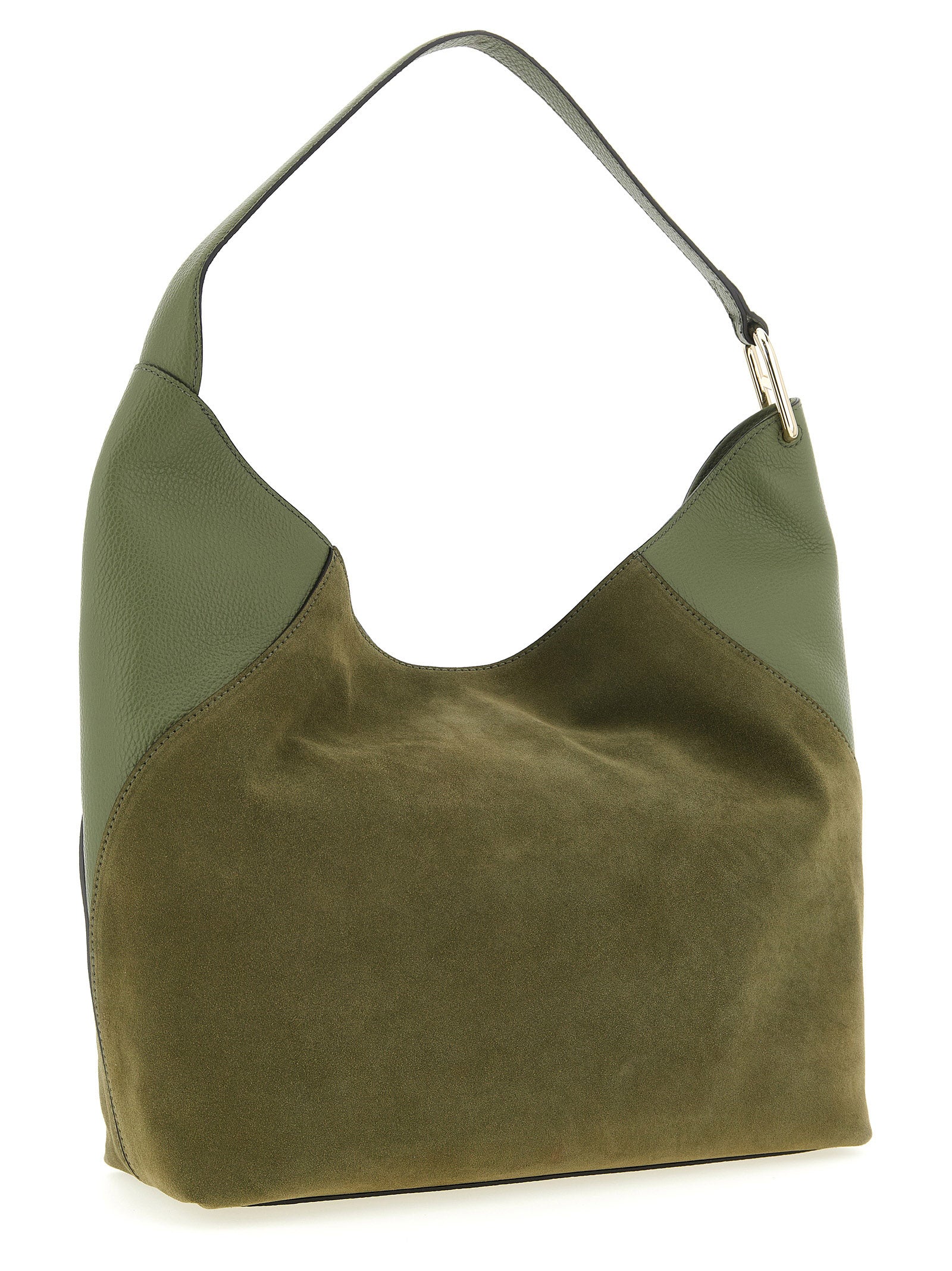 Furla Bicolor Calfskin Shoulder Bag | Artisanal Luxury Accessory