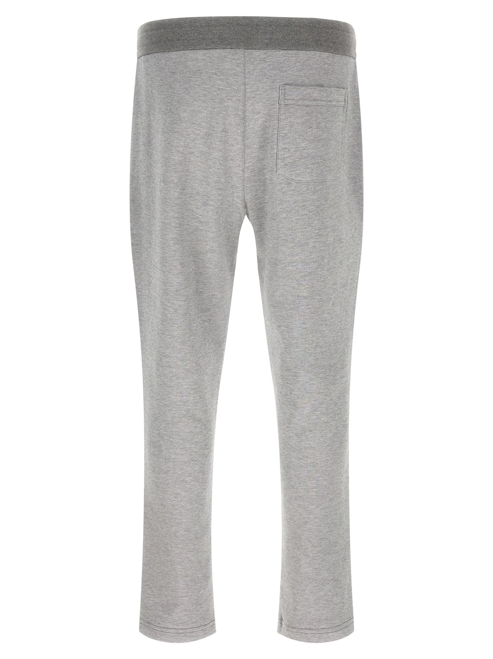 Brioni Gray Cotton Joggers - Artisanal Luxury Fashion