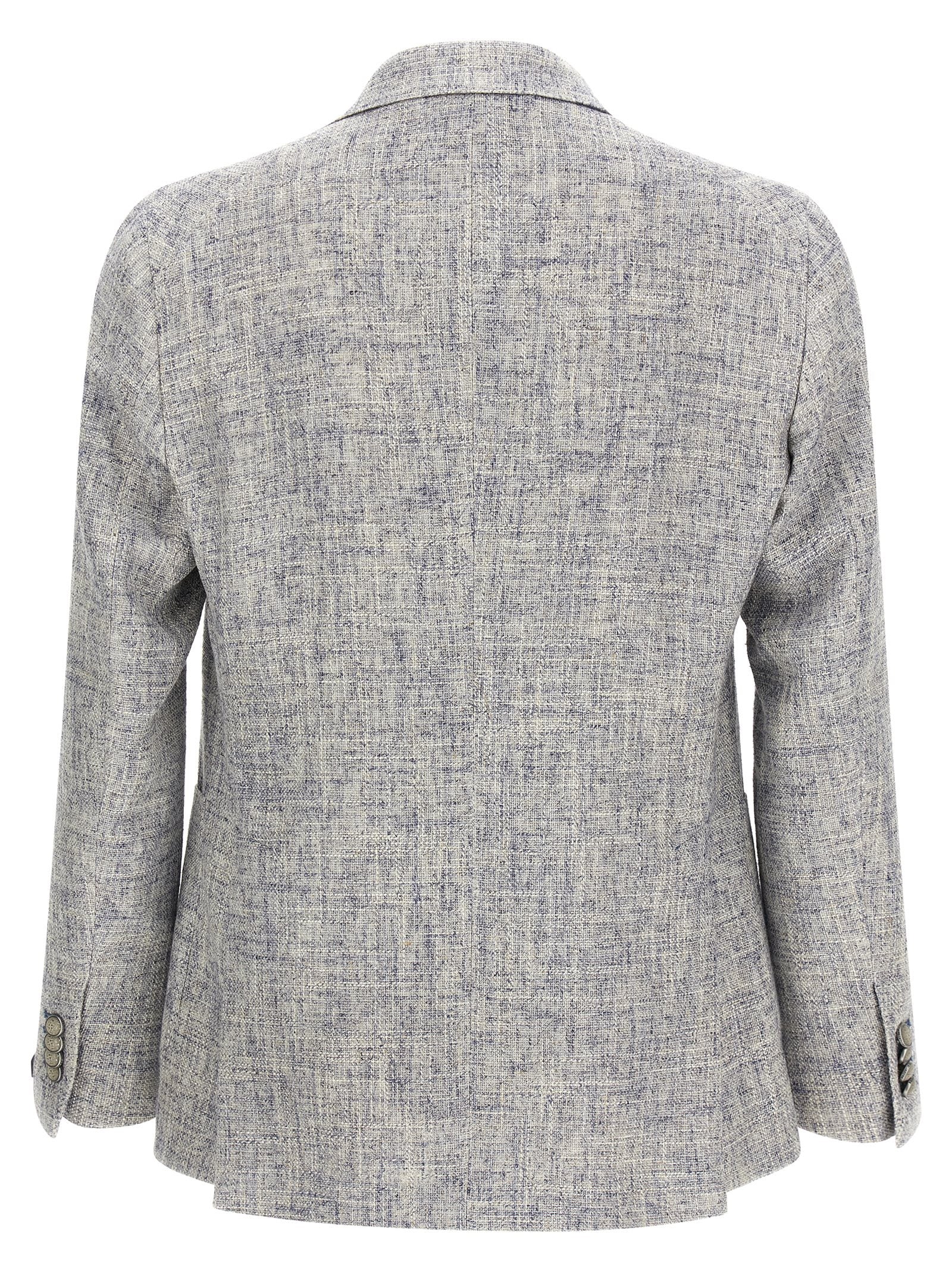 Elevate your wardrobe with the Tagliatore Blue Viscose Blazer, a luxurious blend of comfort and elegance, perfect for the discerning individual seeking timeless sophistication.