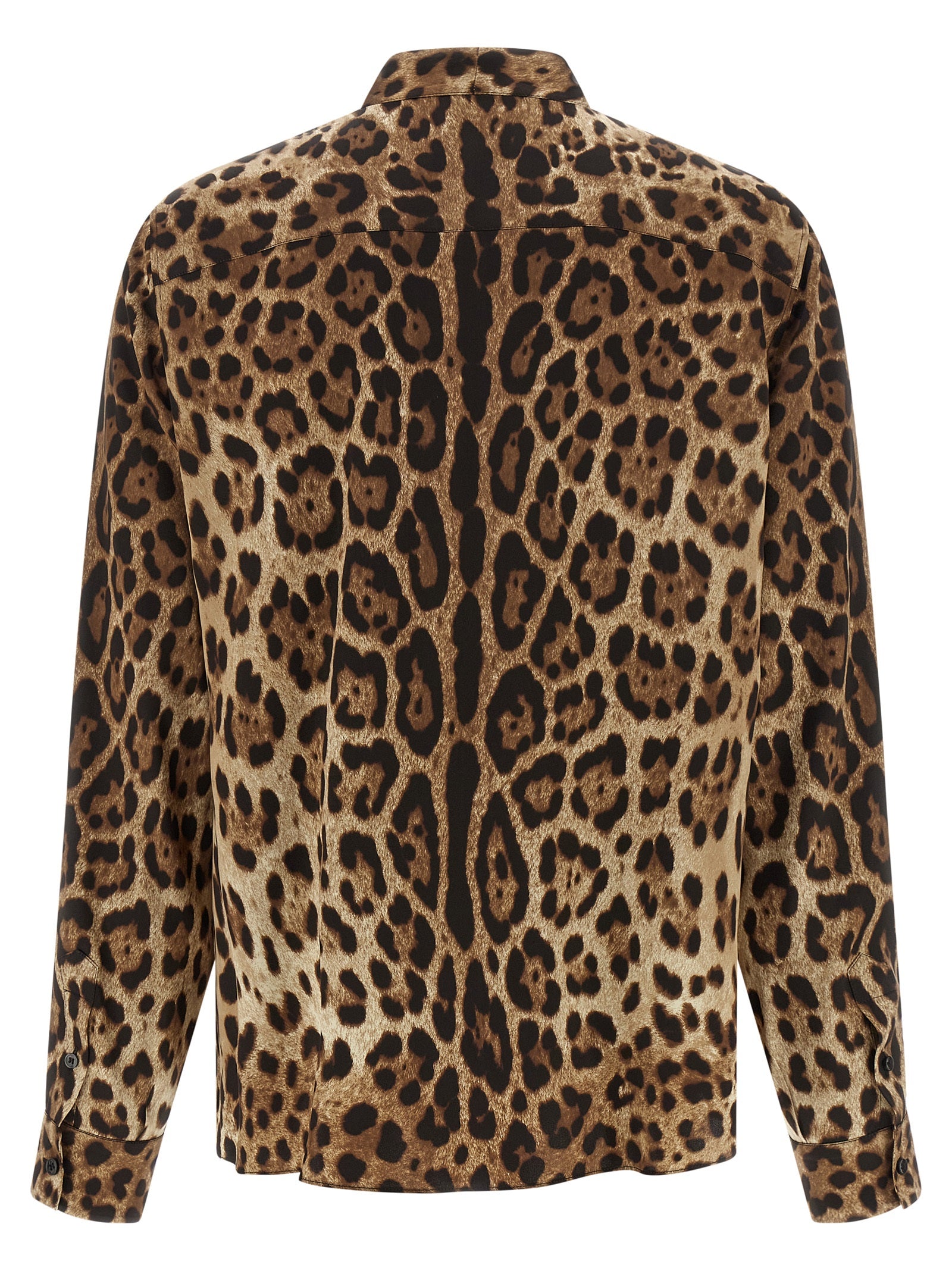 Dolce & Gabbana Brown Silk Blouse
