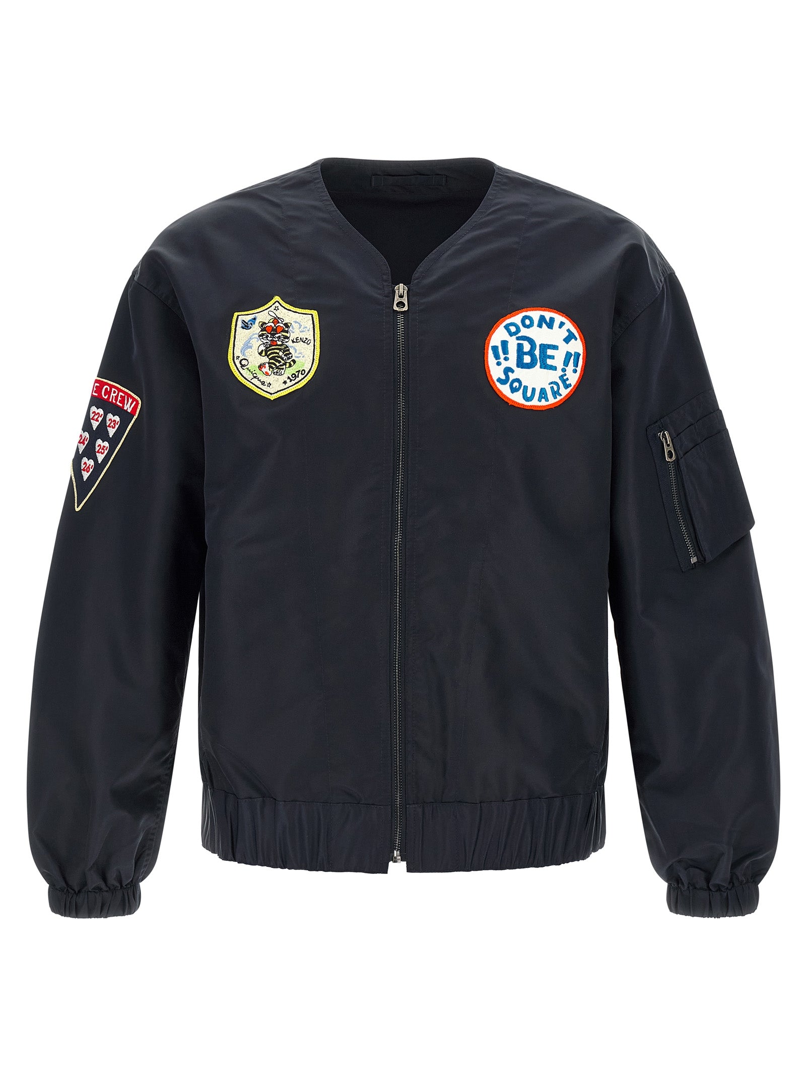 Kenzo Blue Nylon Bomber