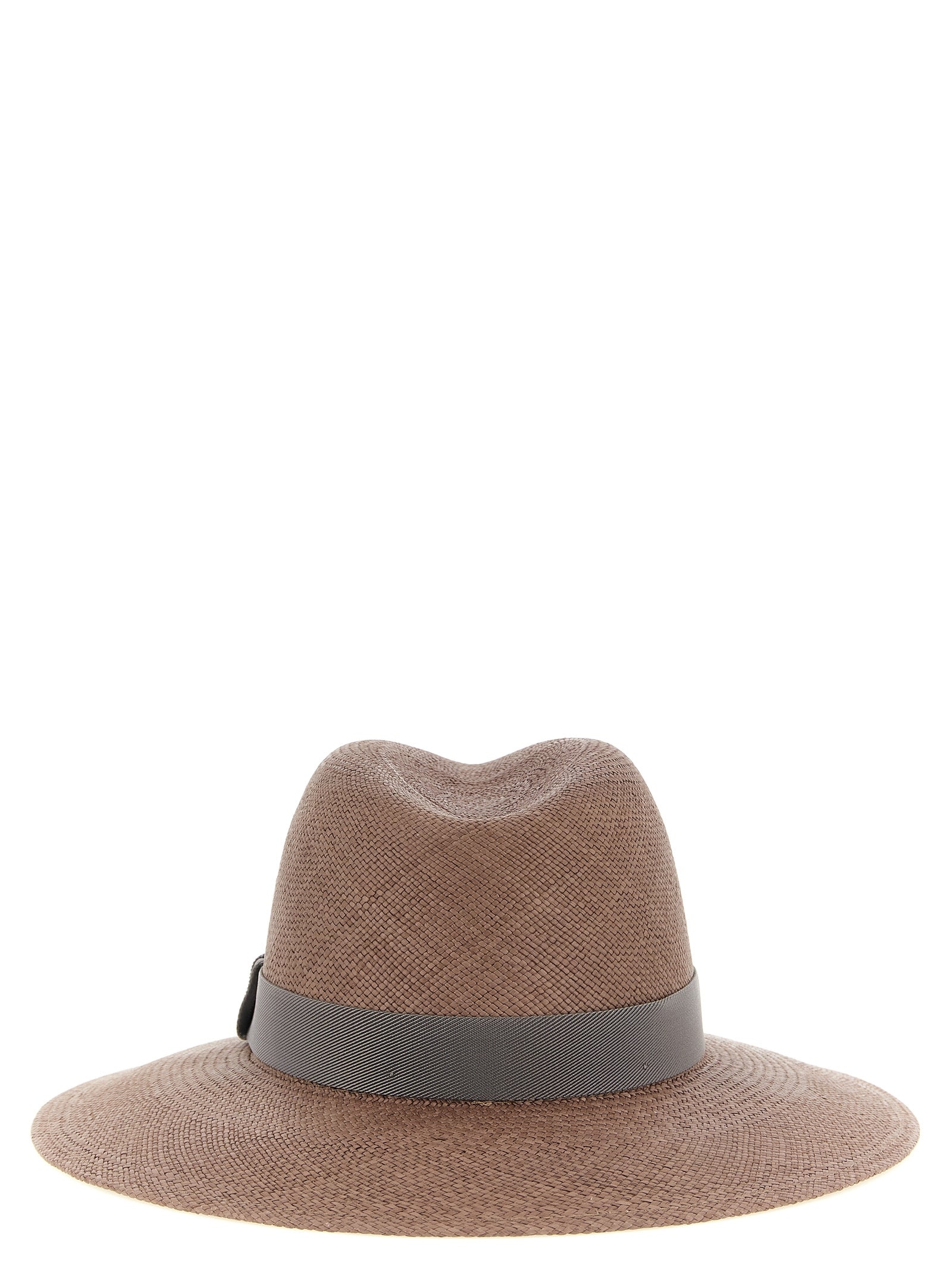 Brunello Cucinelli Brown Hemp Fedora