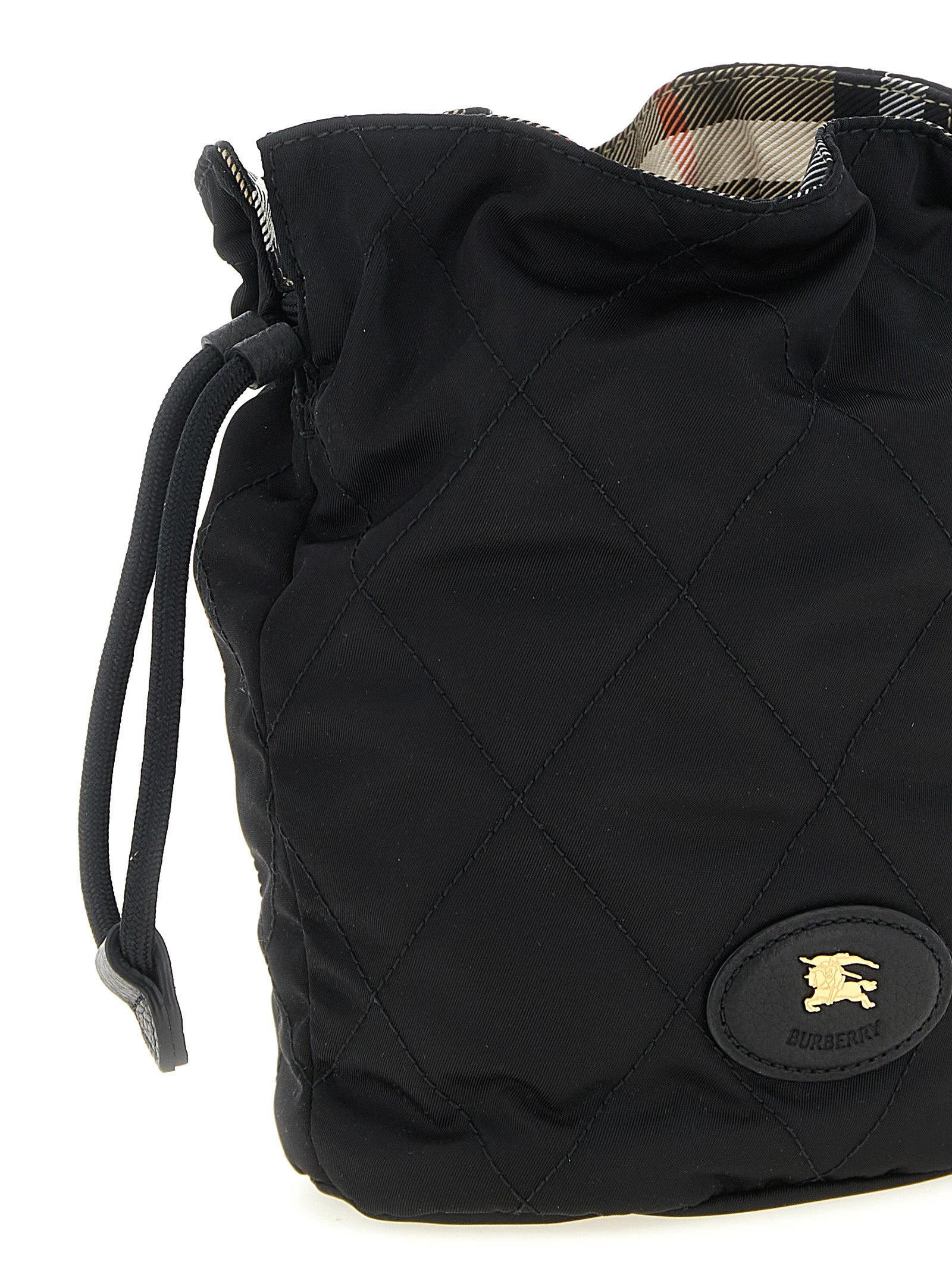 Burberry Black Polyamide Clutch Bag