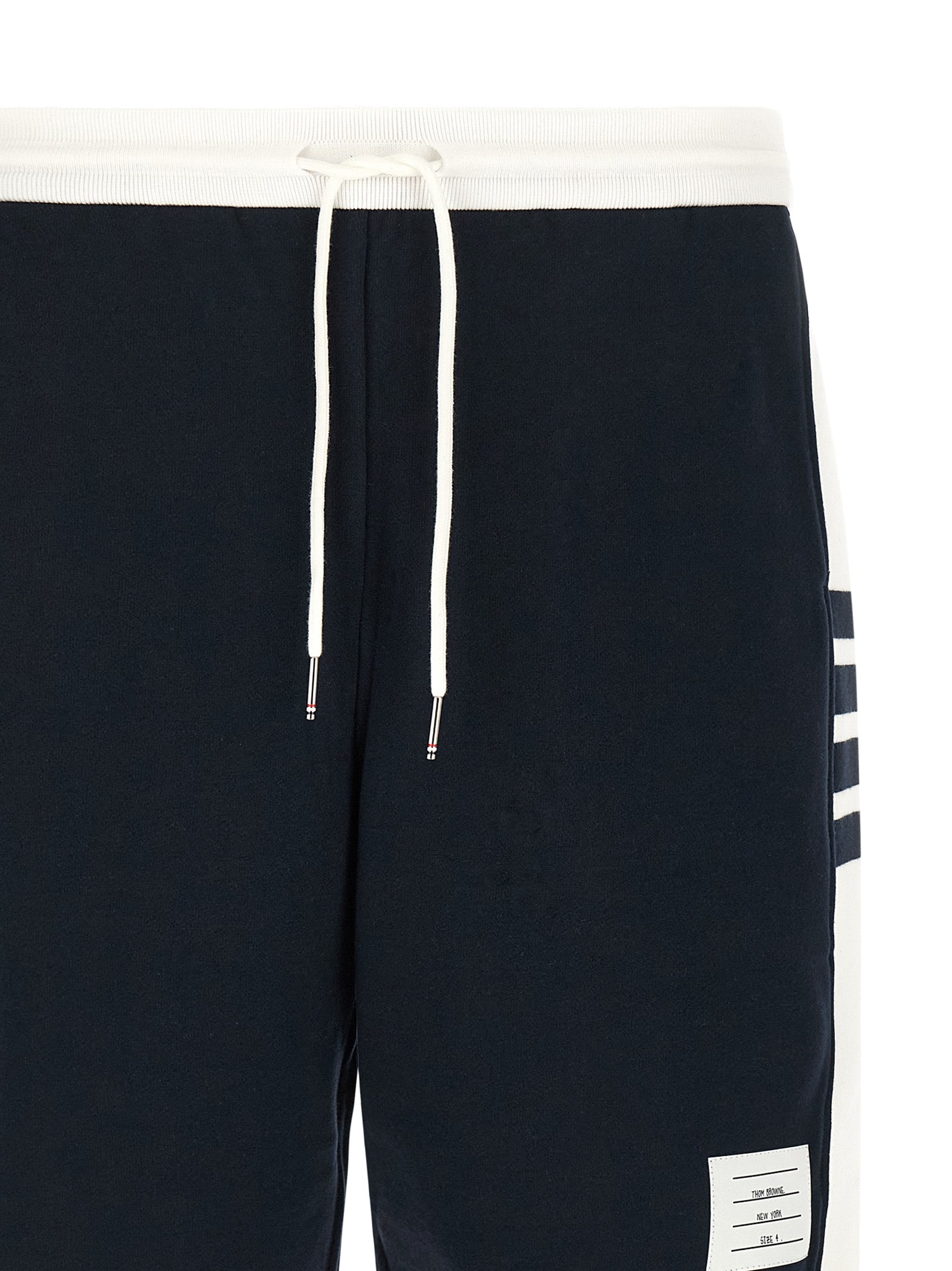 Thom Browne Blue Cotton Bermuda Shorts