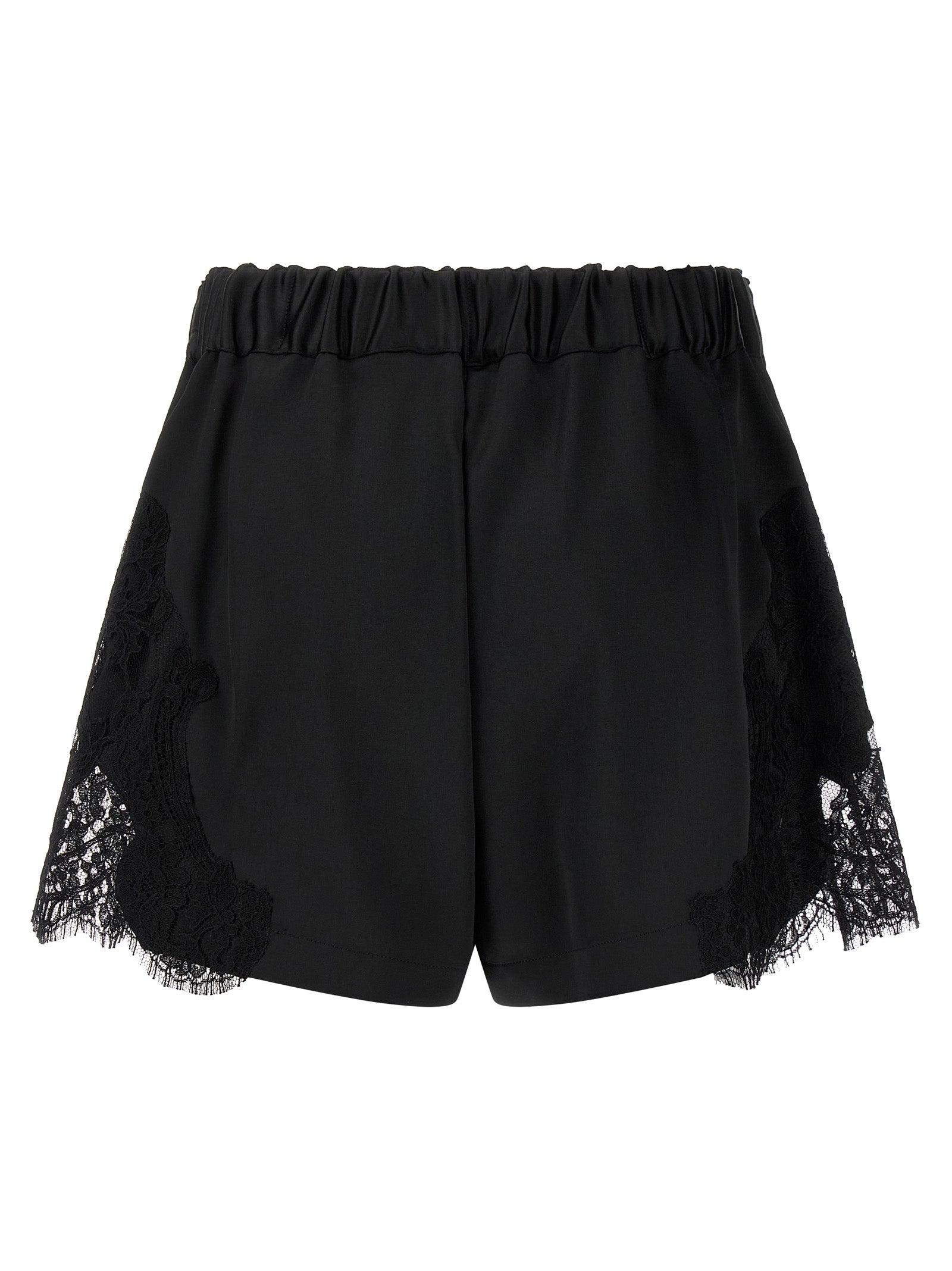 Versace Black Nylon Bermuda Shorts