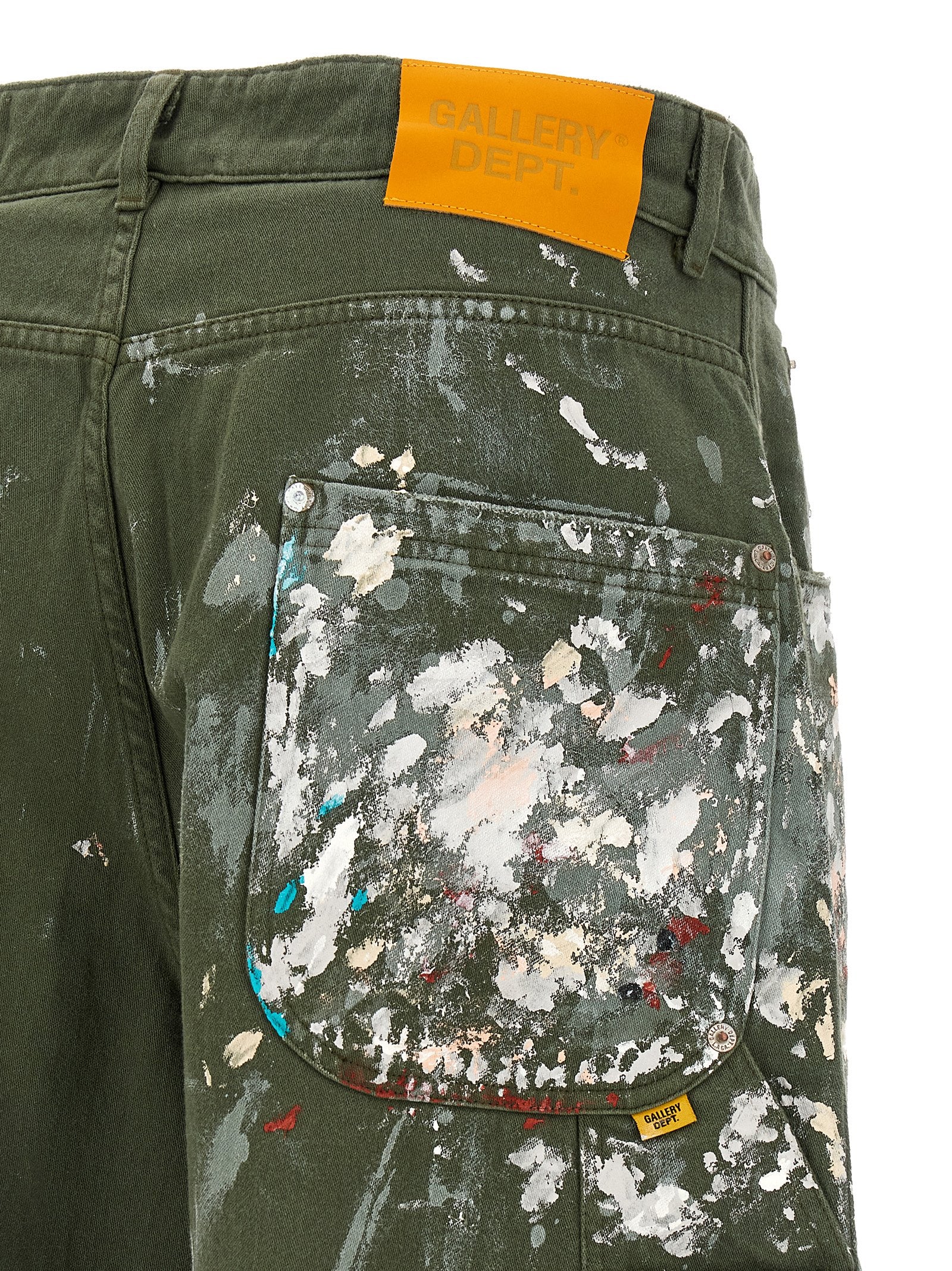 GALLERY DEPT. Bicolor Cotton Bermuda Shorts