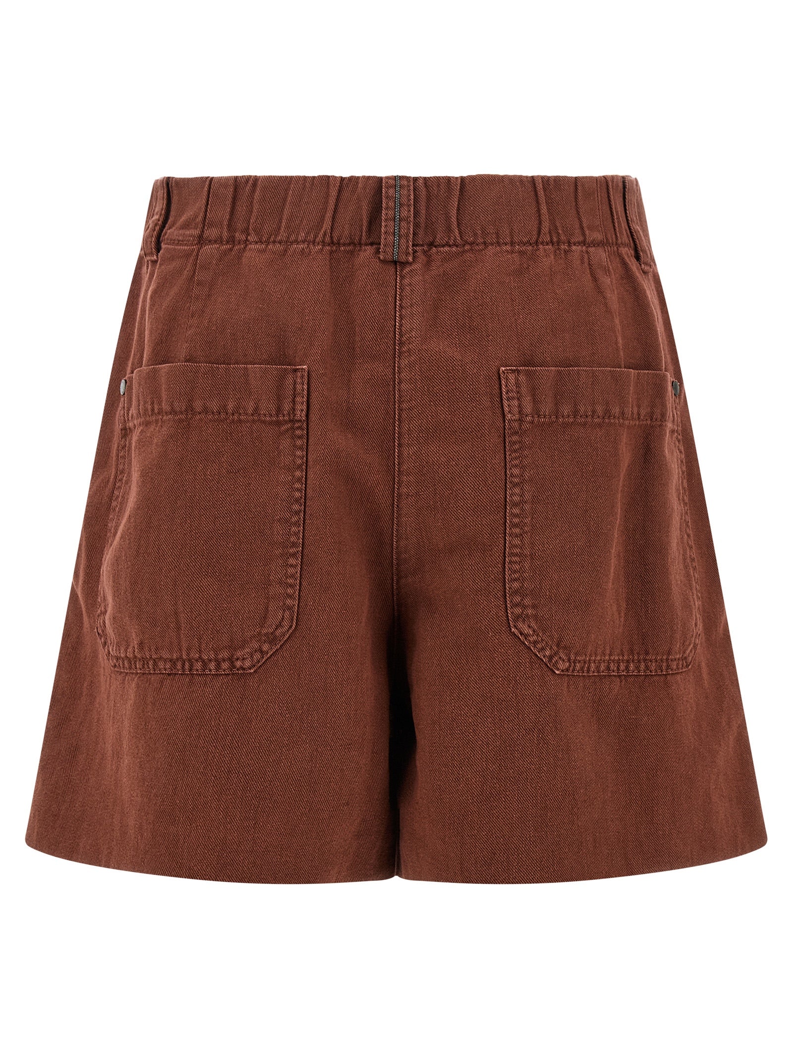 Brunello Cucinelli Multicolor Cotton Bermuda Shorts, Couture Elegance