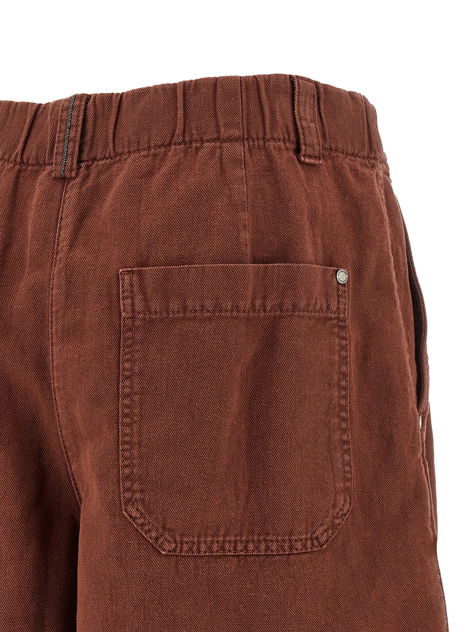 Brunello Cucinelli Multicolor Cotton Bermuda Shorts, Couture Elegance