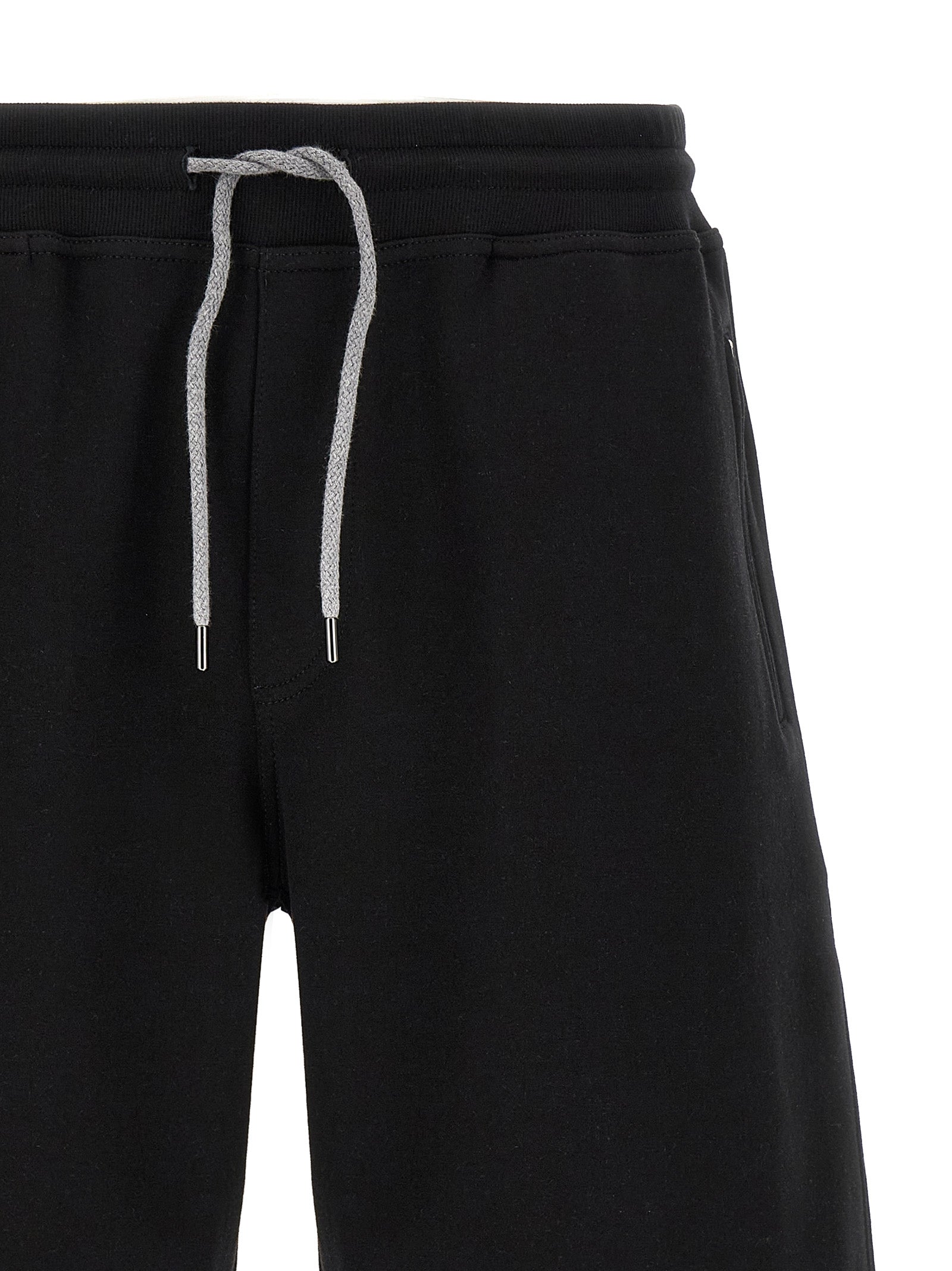Brunello Cucinelli Black Cotton Bermuda Shorts