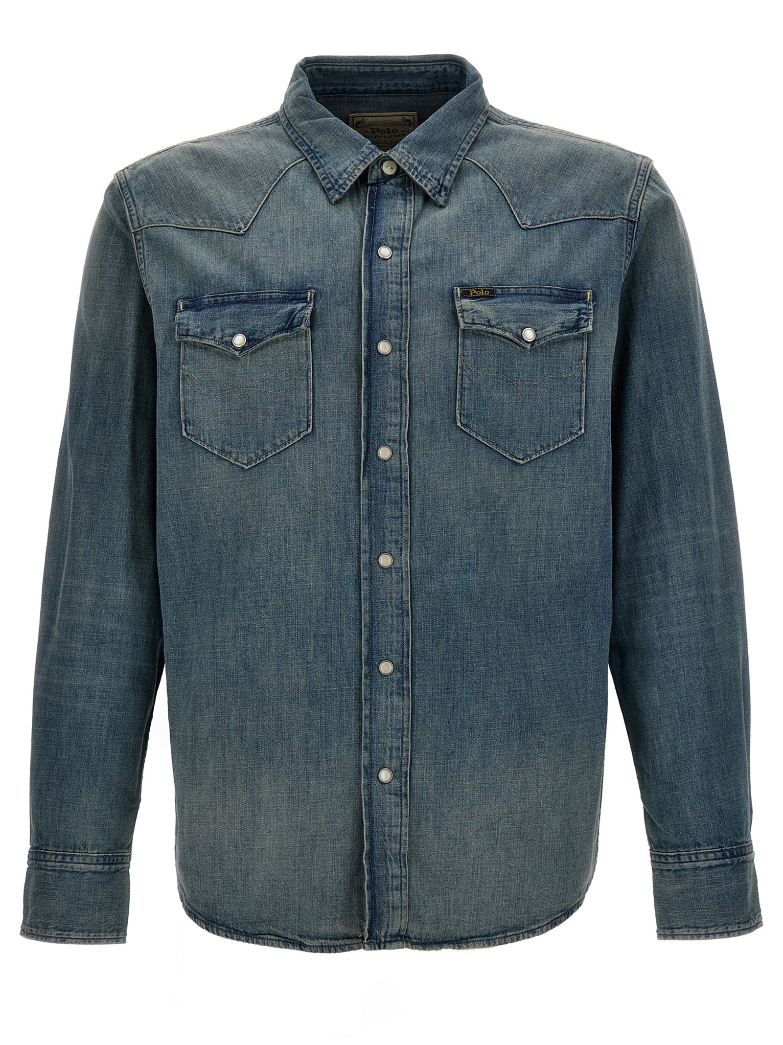 Polo Ralph Lauren Blue Cotton Blouse
