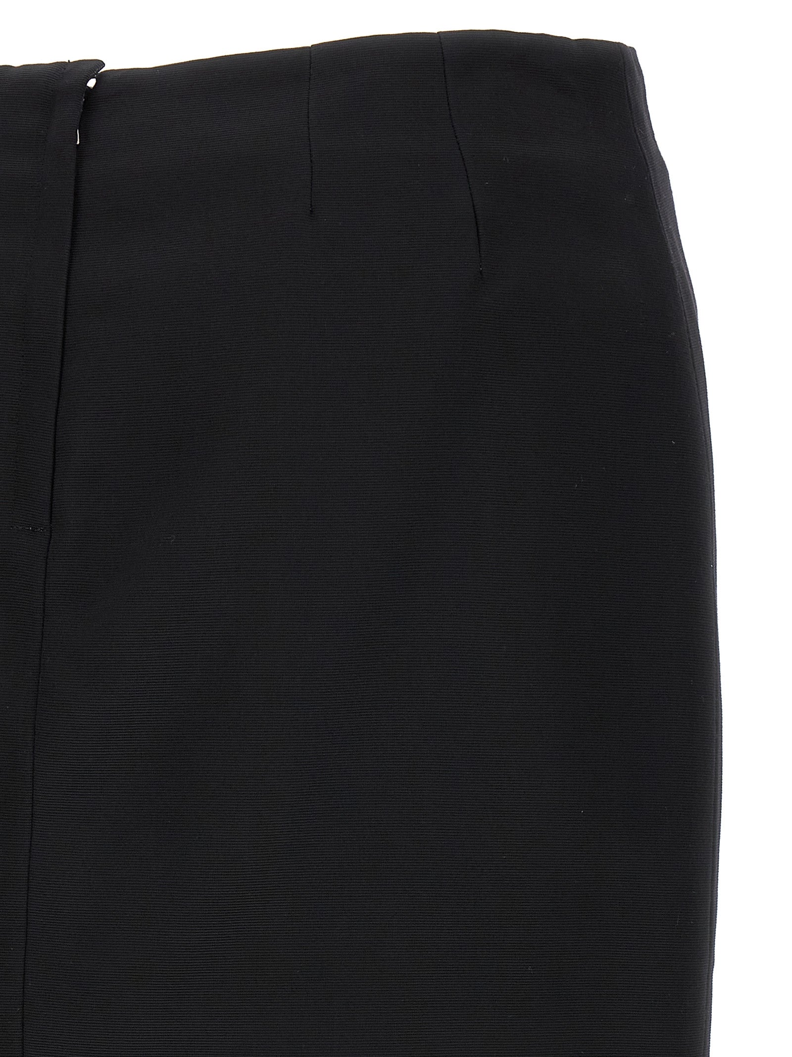 Dolce & Gabbana Black Viscose Long Skirt