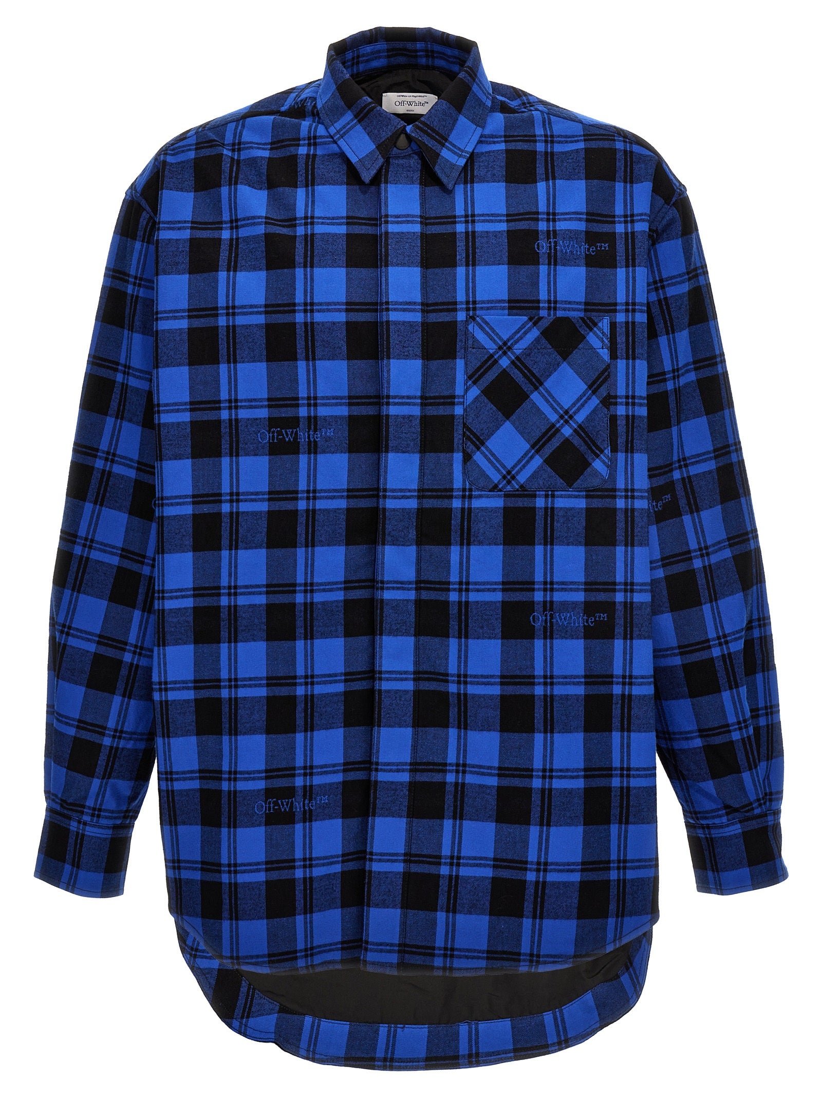 Off-White Blue Cotton Shirt