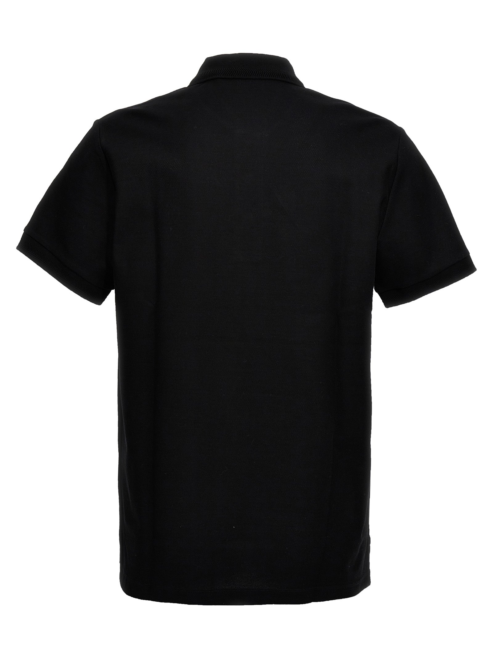 Burberry Black Cotton Polo Shirt - Artisanal Luxury Essential