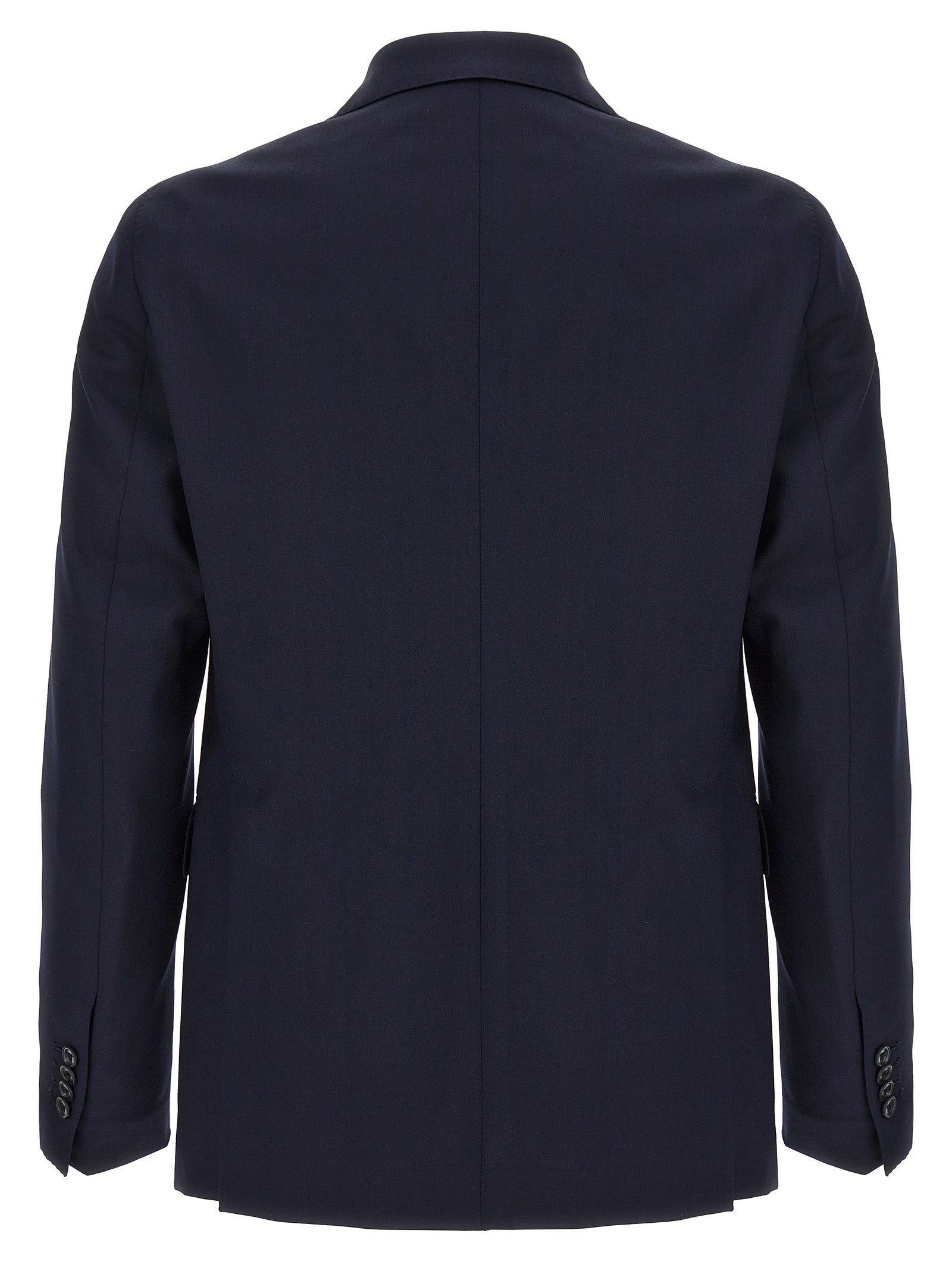 Discover the TAGLIATORE Blue Virgin Wool Two-Piece Suit, a masterpiece of Italian craftsmanship that embodies timeless elegance and sophistication for the discerning individual.