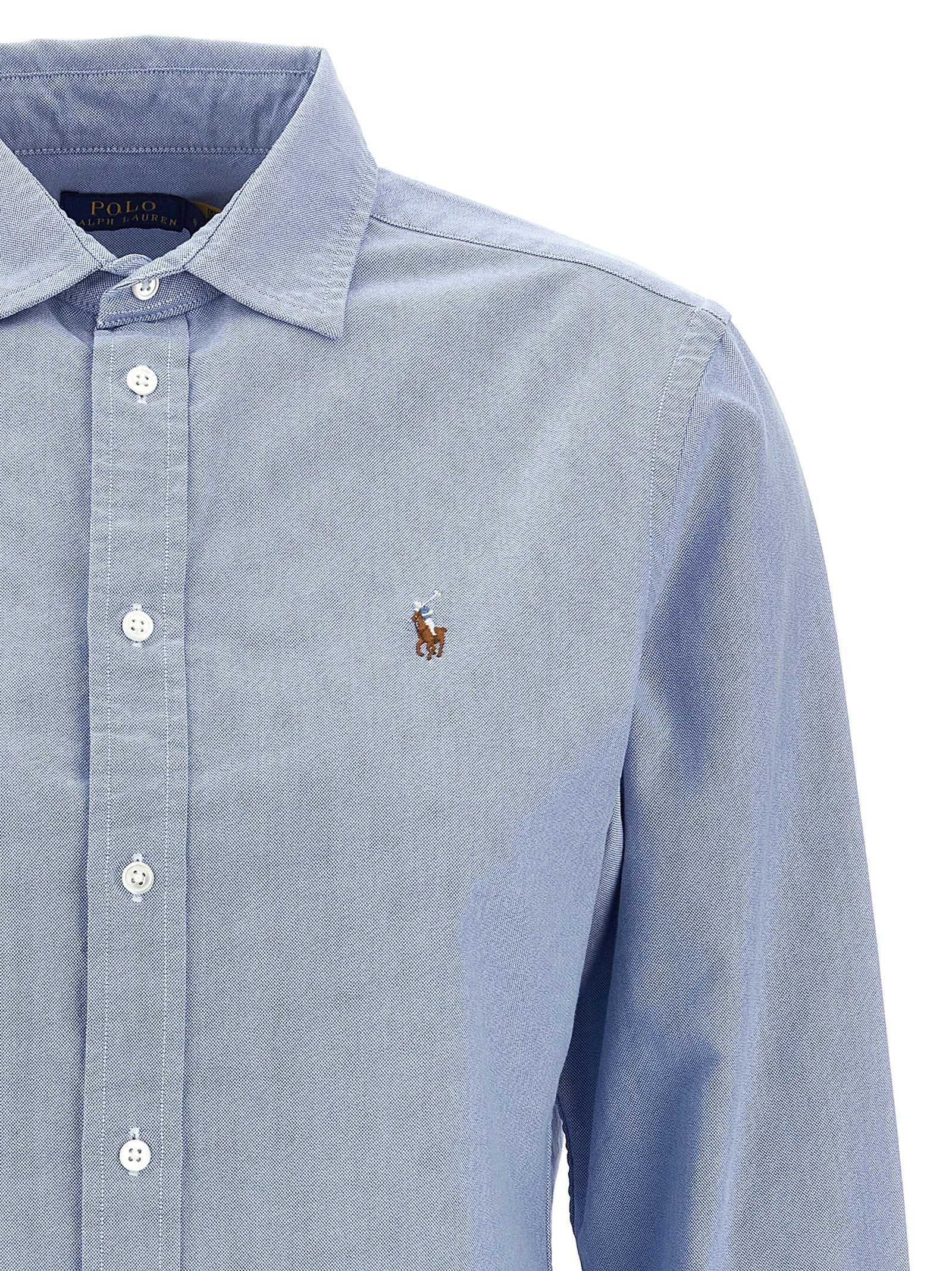 Polo Ralph Lauren Blue Cotton Blouse