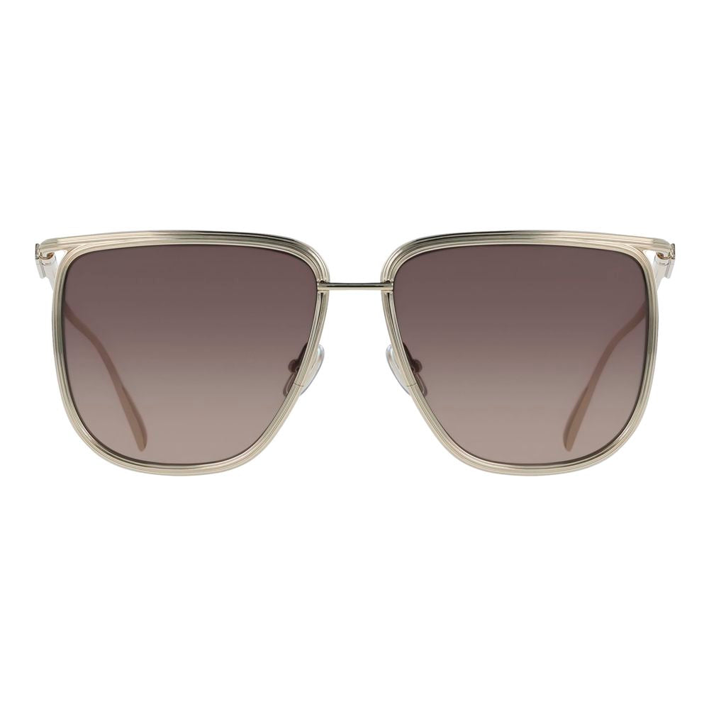 Experience the allure of Ferragamo Gold Metal Sunglasses, where artisanal craftsmanship meets luxurious design, perfect for those who embody elegance and sophistication.