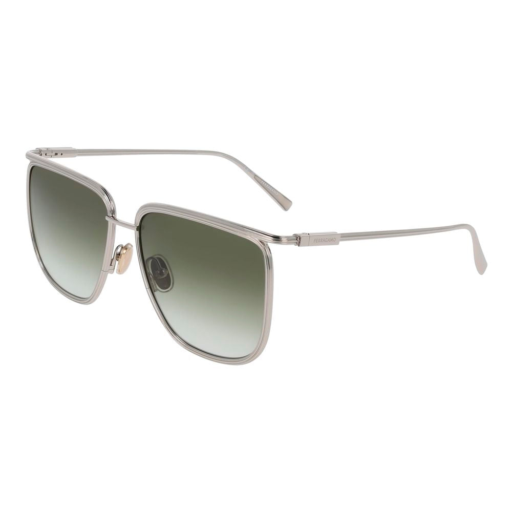 Elevate your style with Ferragamo Gold Metal Sunglasses, where artisanal craftsmanship meets luxurious design, perfect for those who embody timeless sophistication.
