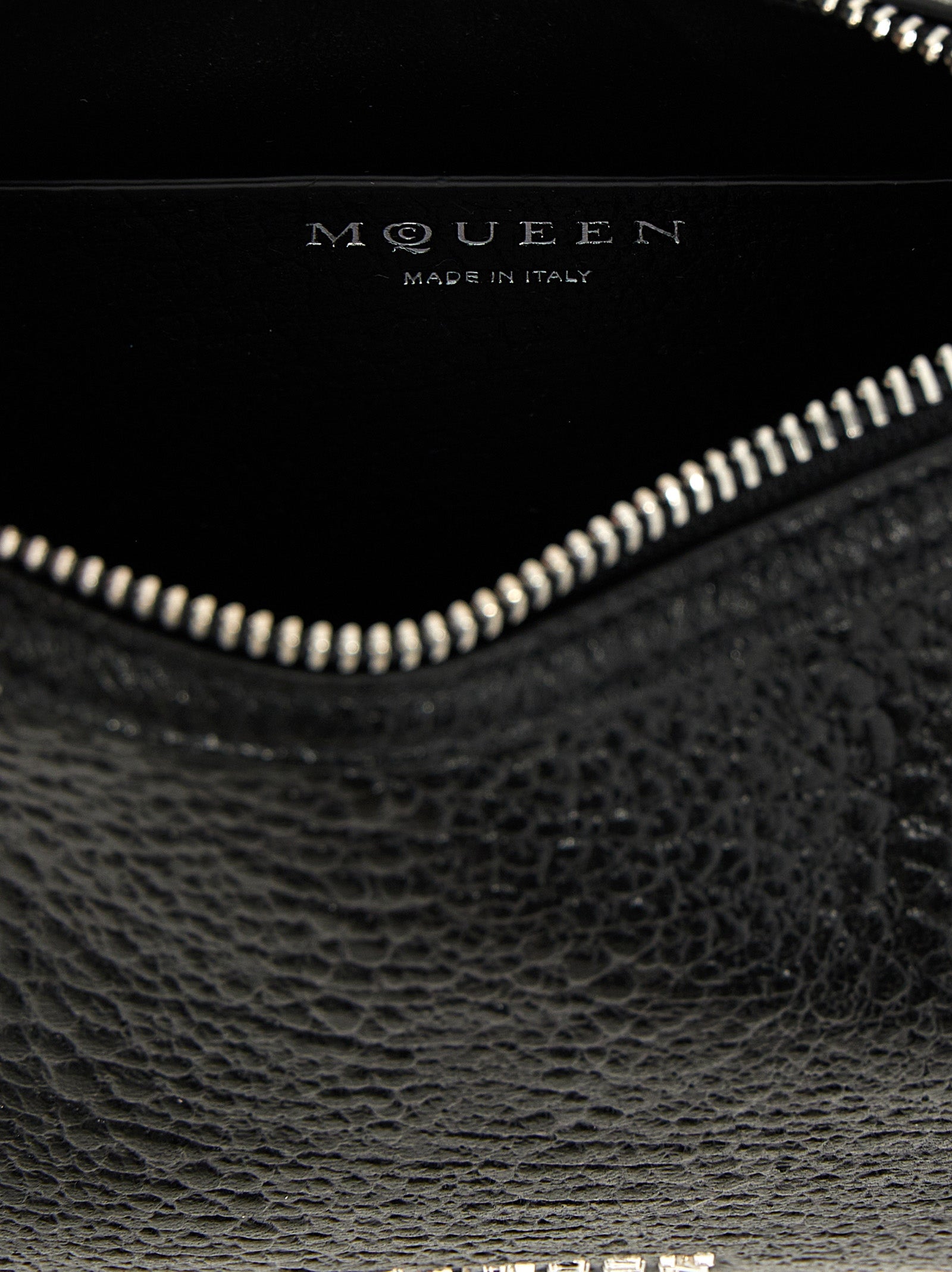 Alexander McQueen Black Lamb Leather Handbag - Artisanal Luxury