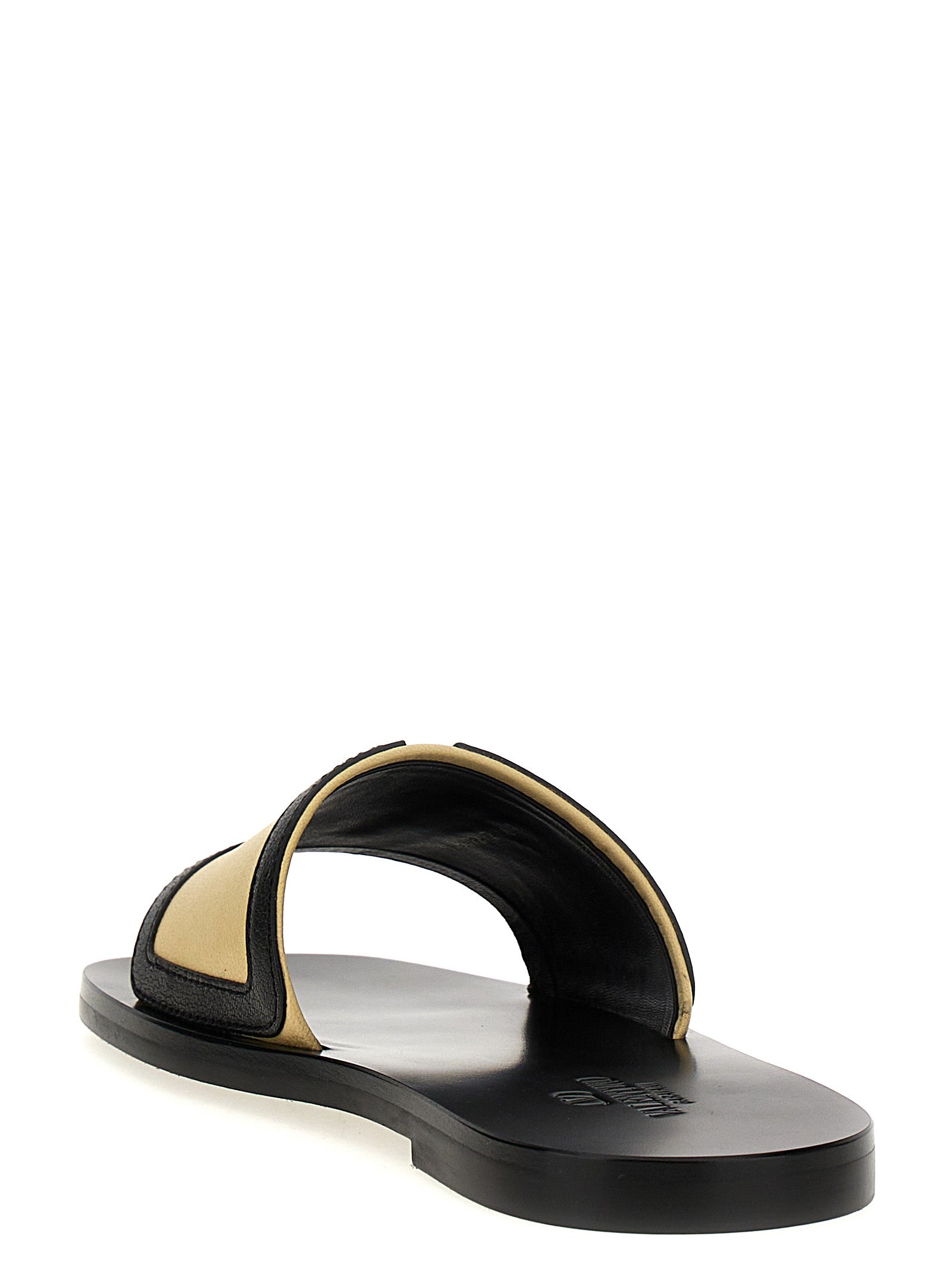 Valentino Garavani Multicolor Goatskin Slides
