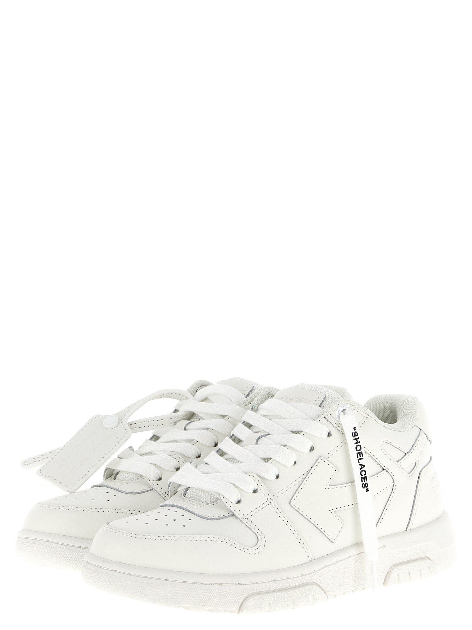 Off-White White Bovine Leather Sneakers