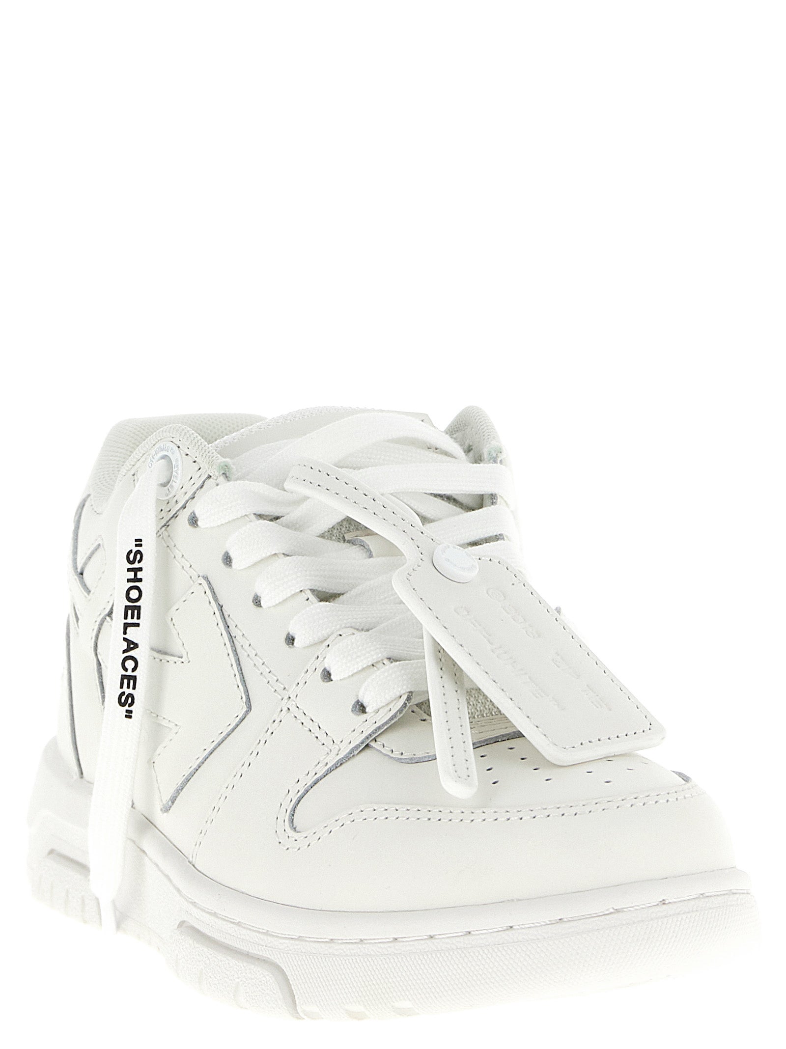 Off-White White Bovine Leather Sneakers