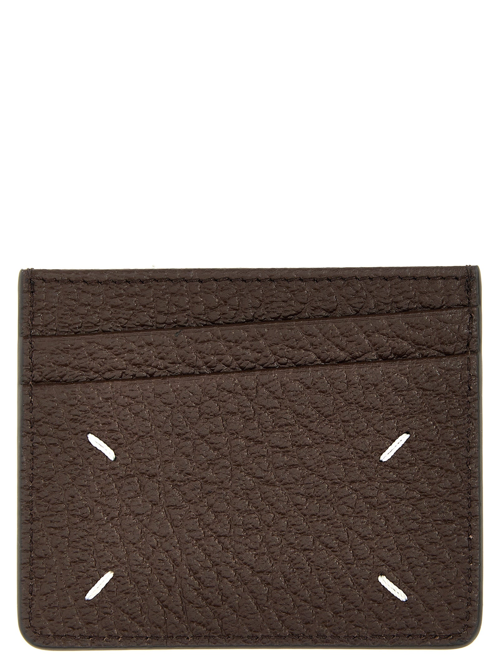 Maison Margiela Brown Calfskin Cardholder