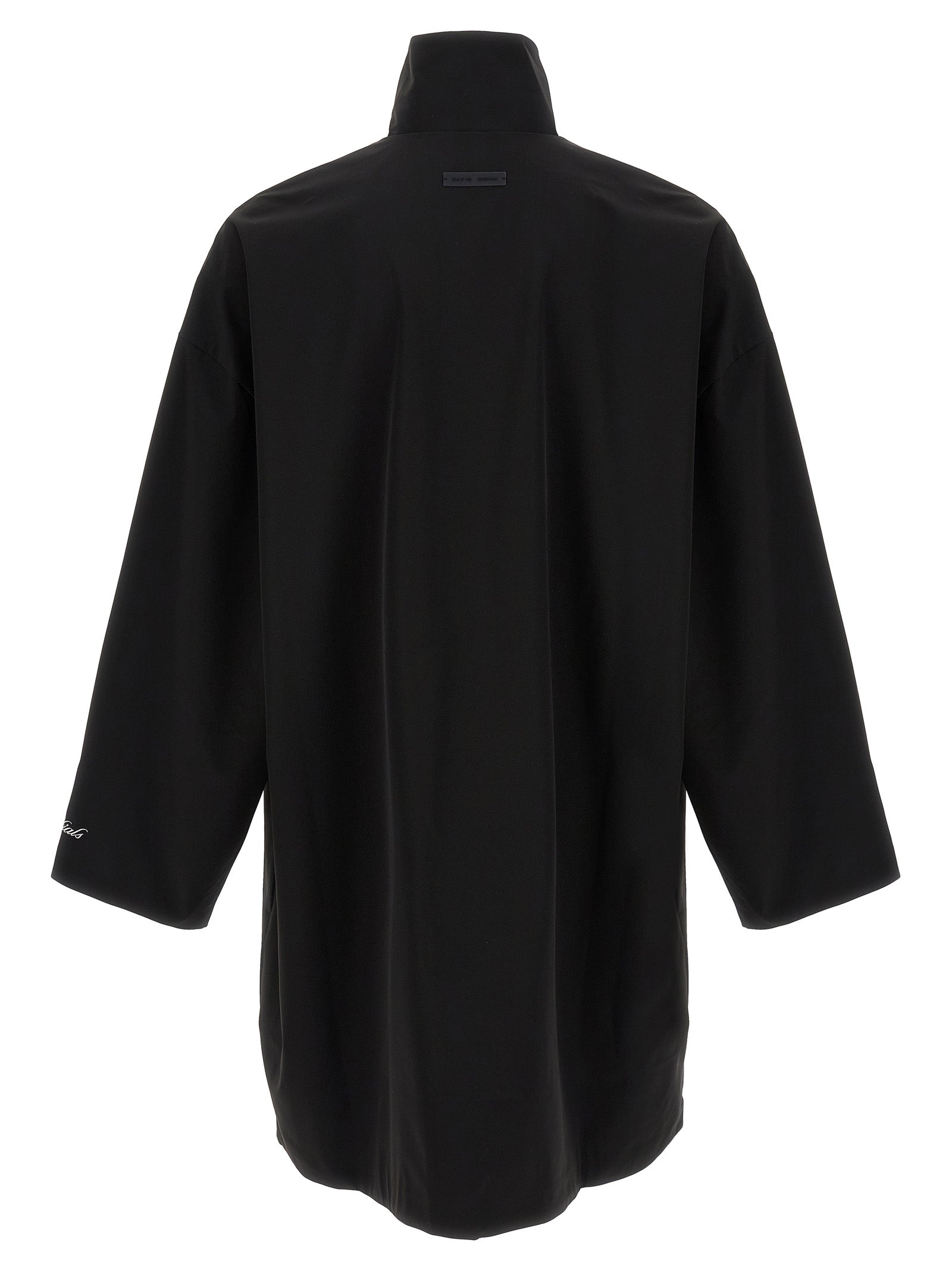 FEAR OF GOD ESSENTIAL Black Polyester Shell Jacket