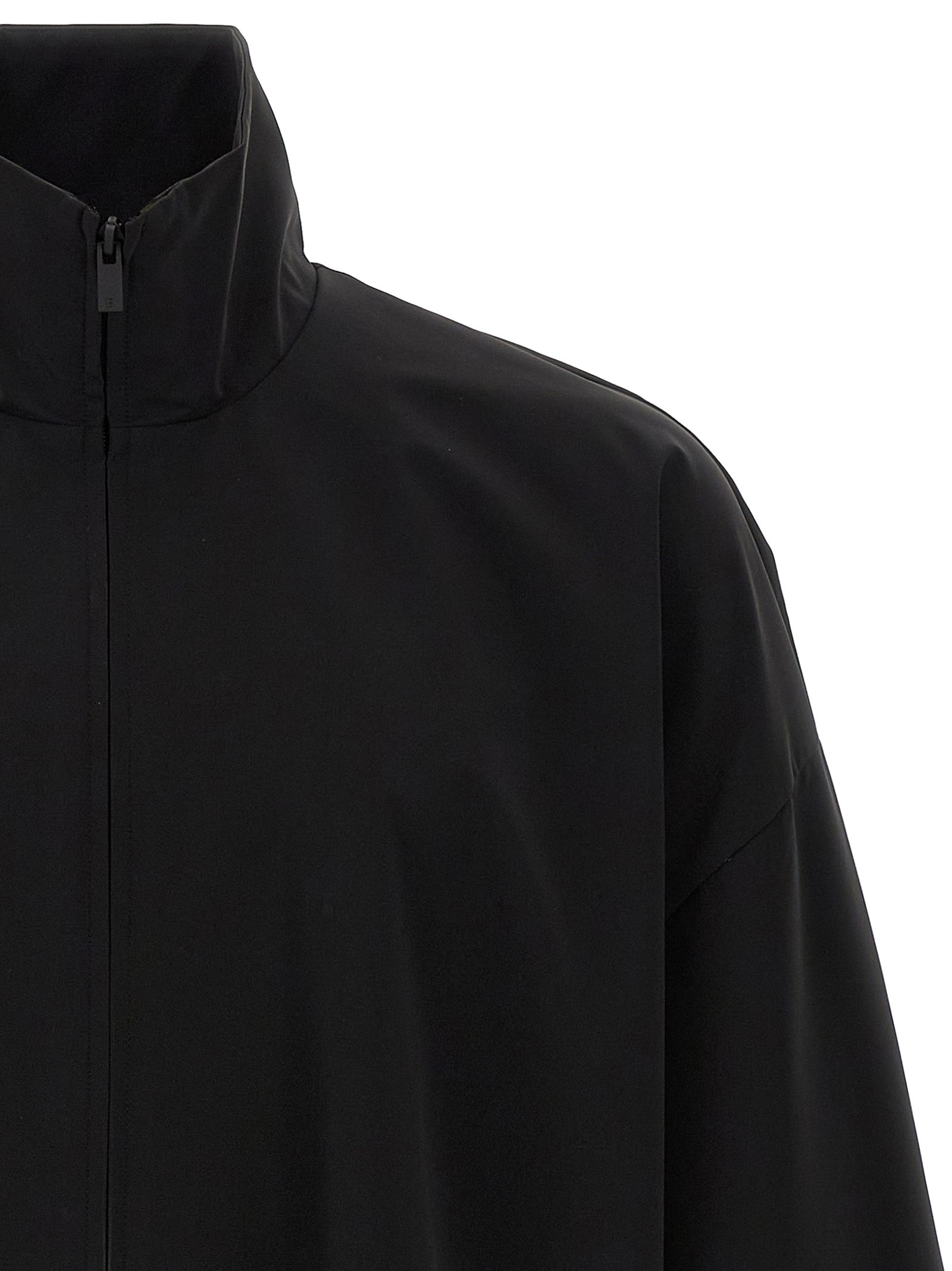 FEAR OF GOD ESSENTIAL Black Polyester Shell Jacket