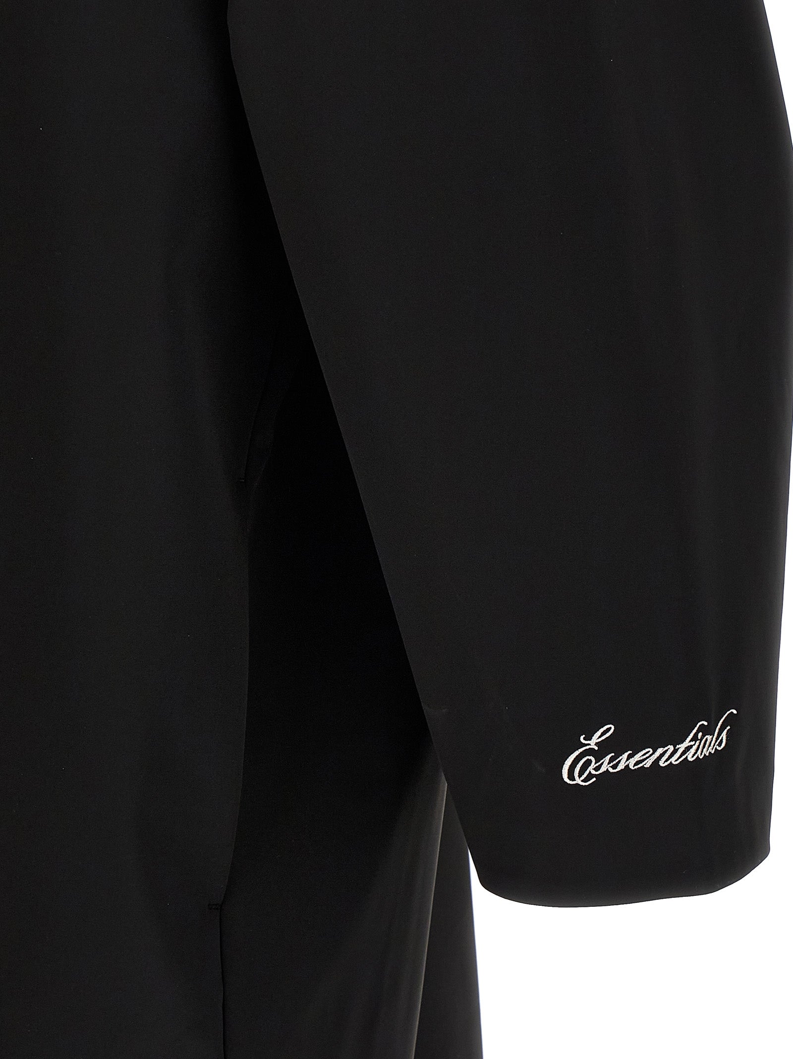 FEAR OF GOD ESSENTIAL Black Polyester Shell Jacket