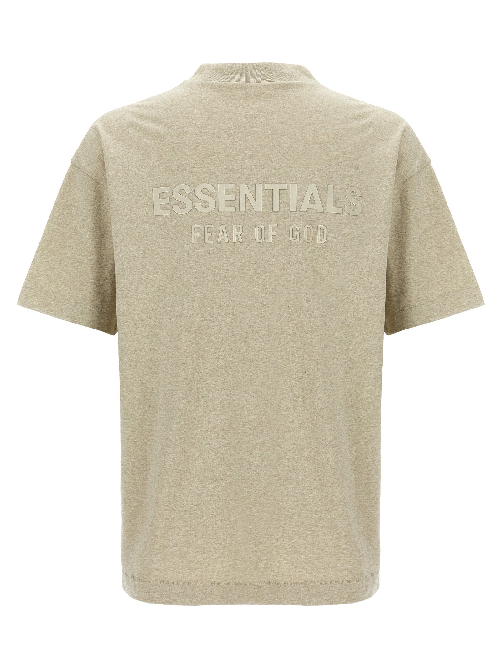 FEAR OF GOD ESSENTIAL Gray Cotton T-Shirt