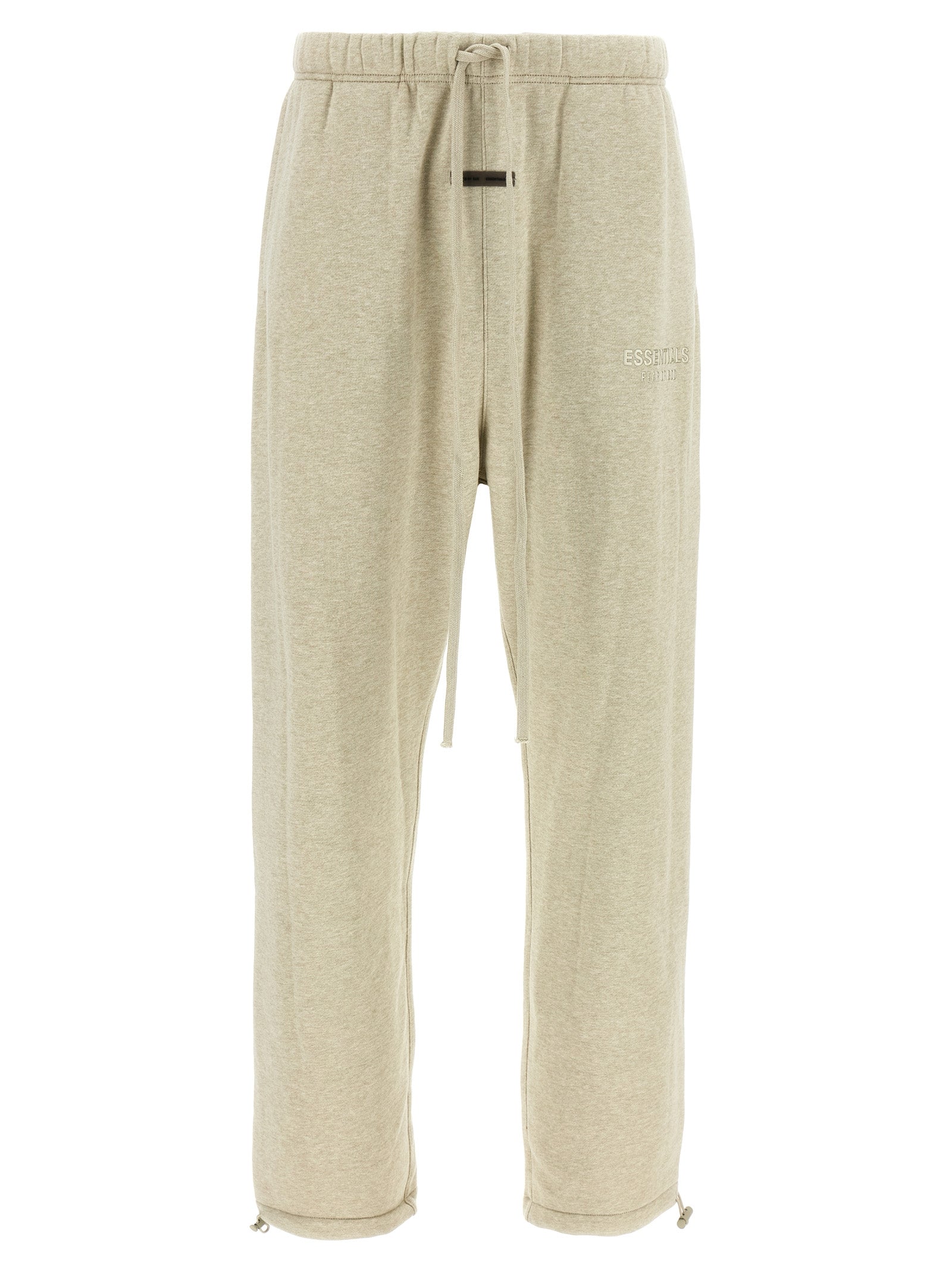 FEAR OF GOD ESSENTIAL Gray Cotton Joggers (Workout Pants)