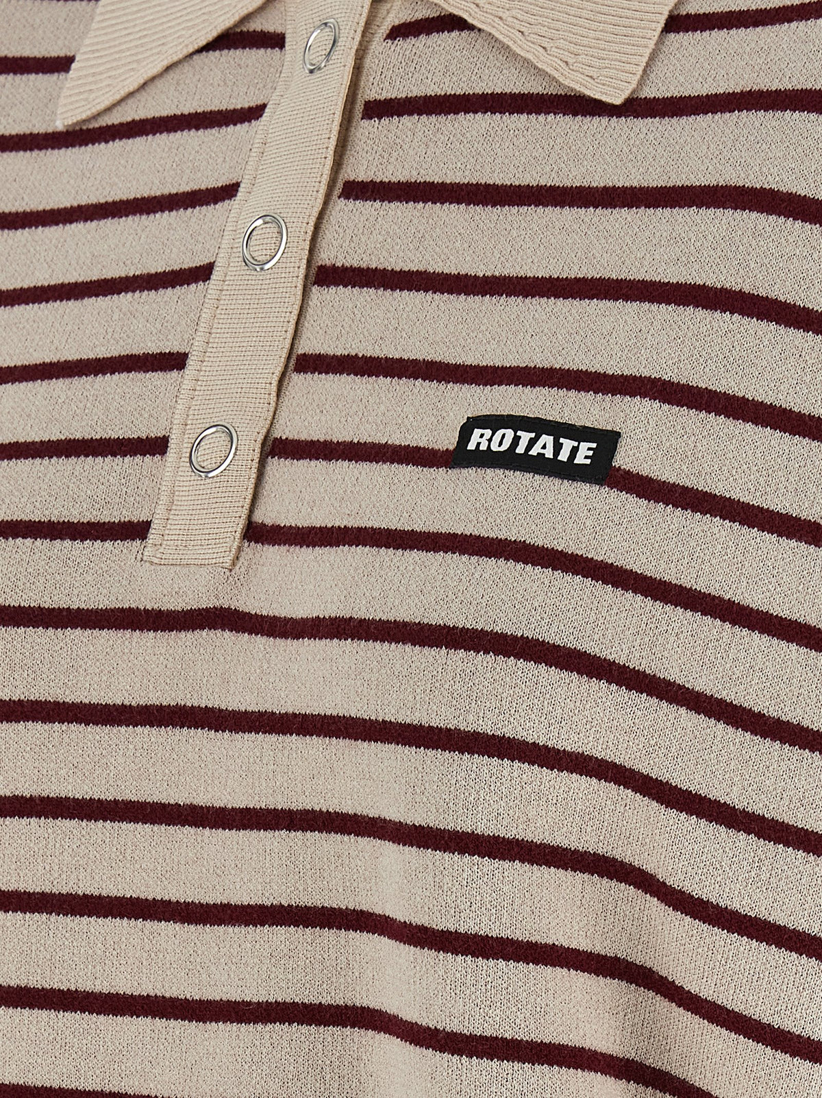 ROTATE BIRGER CHRISTENSEN Multicolor Mohair Polo Shirt - Luxury Redefined