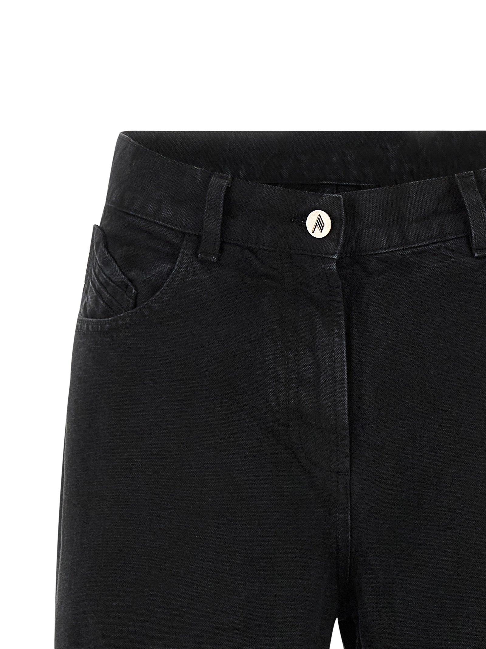 The Attico Black Cotton Jeans Denim