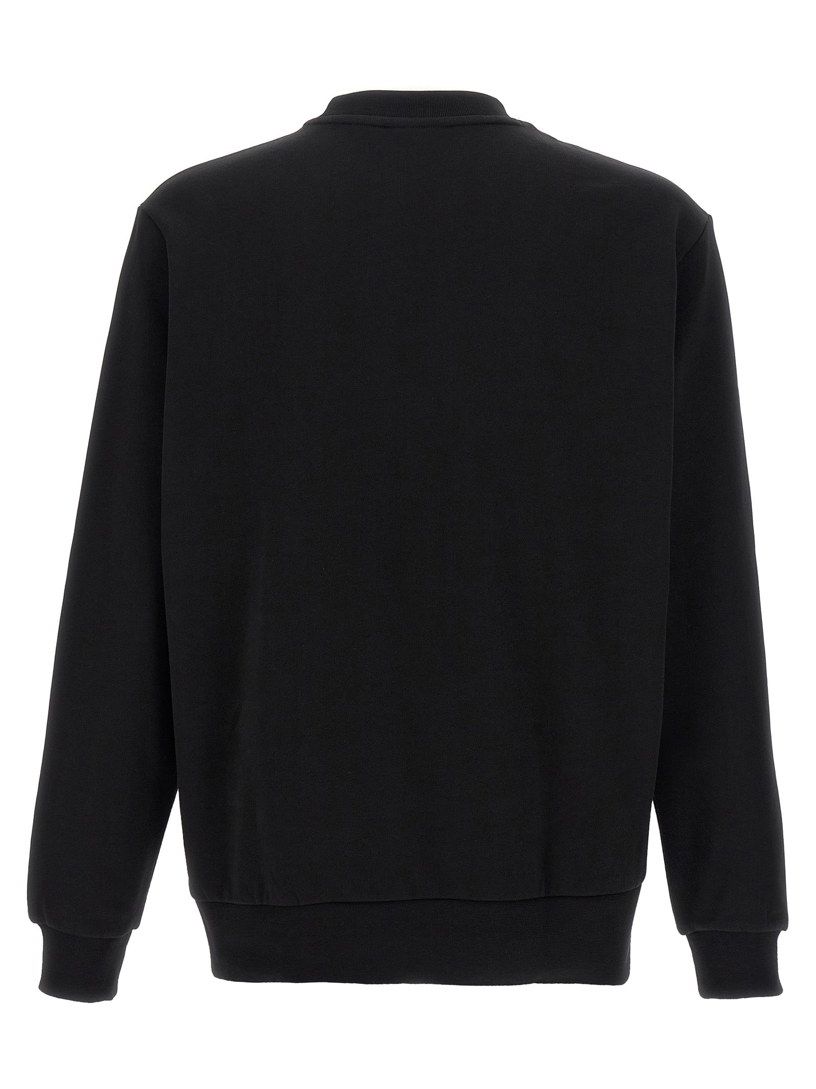 Elevate your style with the Lacoste Black Cotton Sweatshirt, a luxurious blend of comfort and sophistication, perfect for the discerning individual seeking effortless elegance.