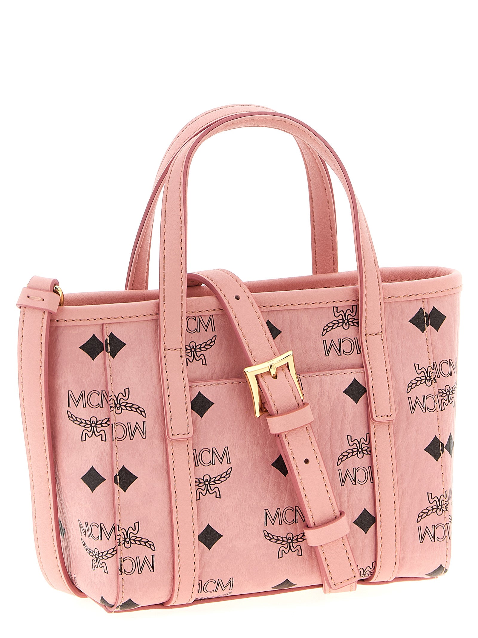 MCM Multicolor Polyethylene Tote Bag