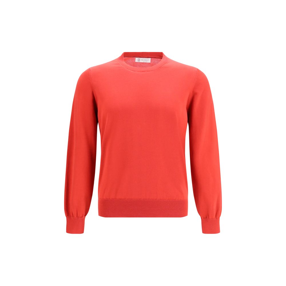 Brunello Cucinelli Multicolor Cotton Sweatshirt - Artisanal Luxury