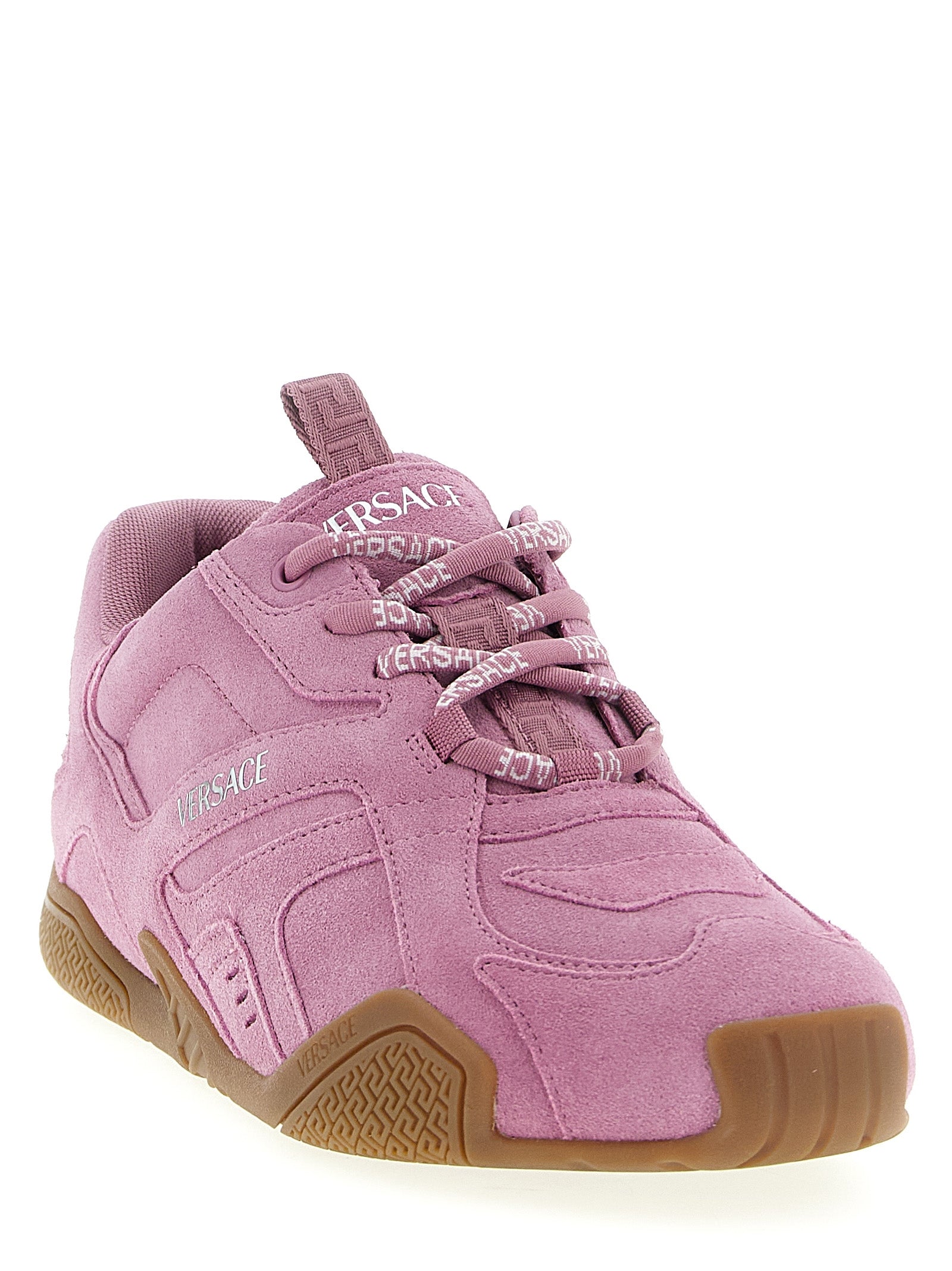 Versace Multicolor Calfskin Athletic Sneakers