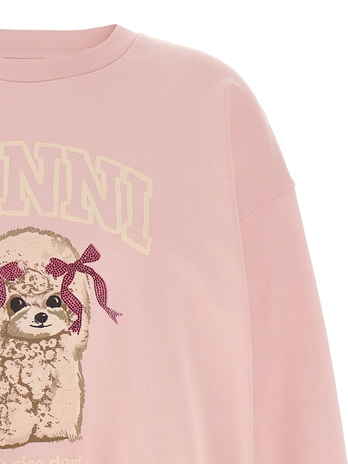 Ganni Multicolor Organic Cotton Sweatshirt - Sustainable Luxury