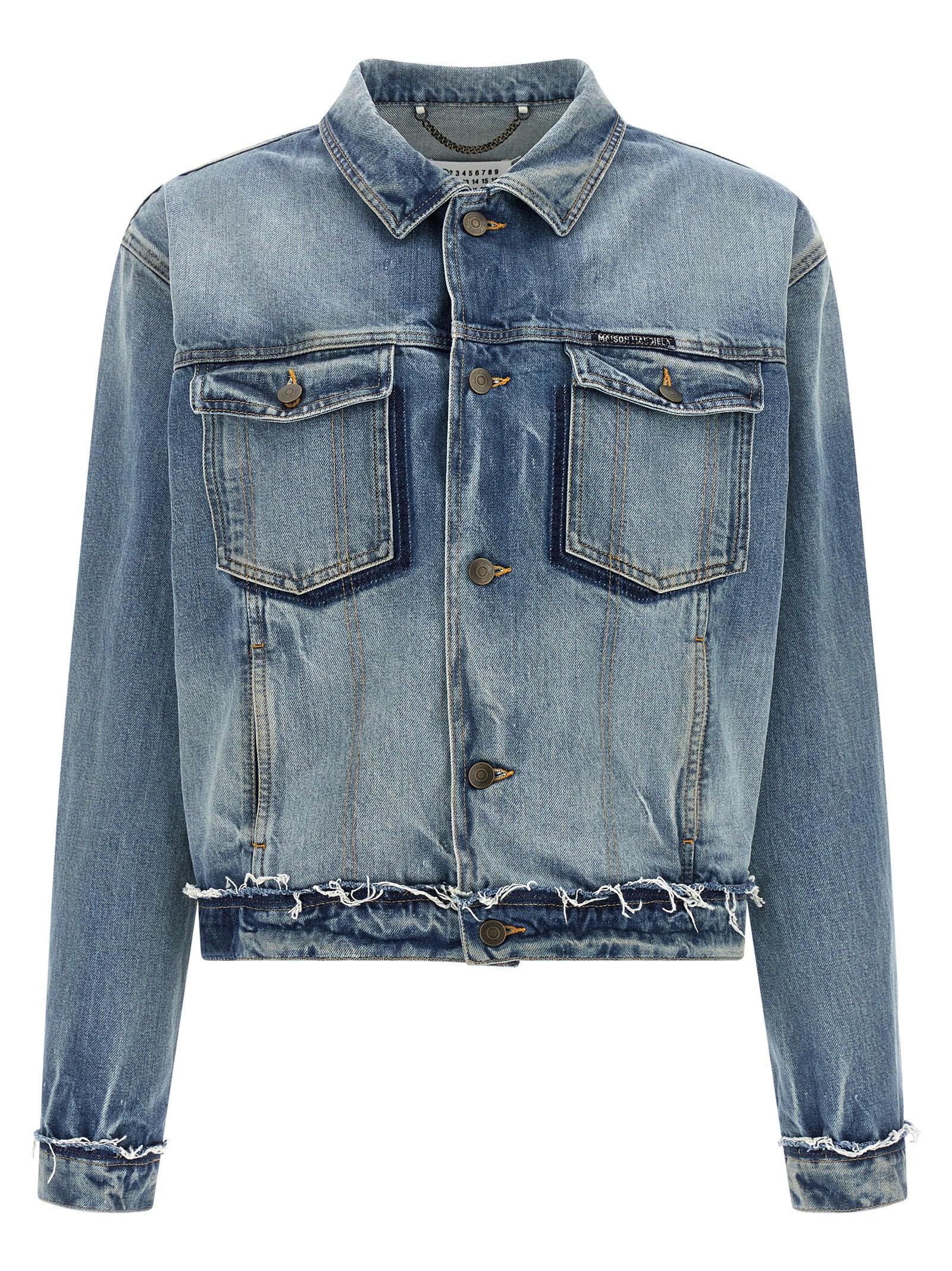 Maison Margiela Blue Cotton Denim Jacket